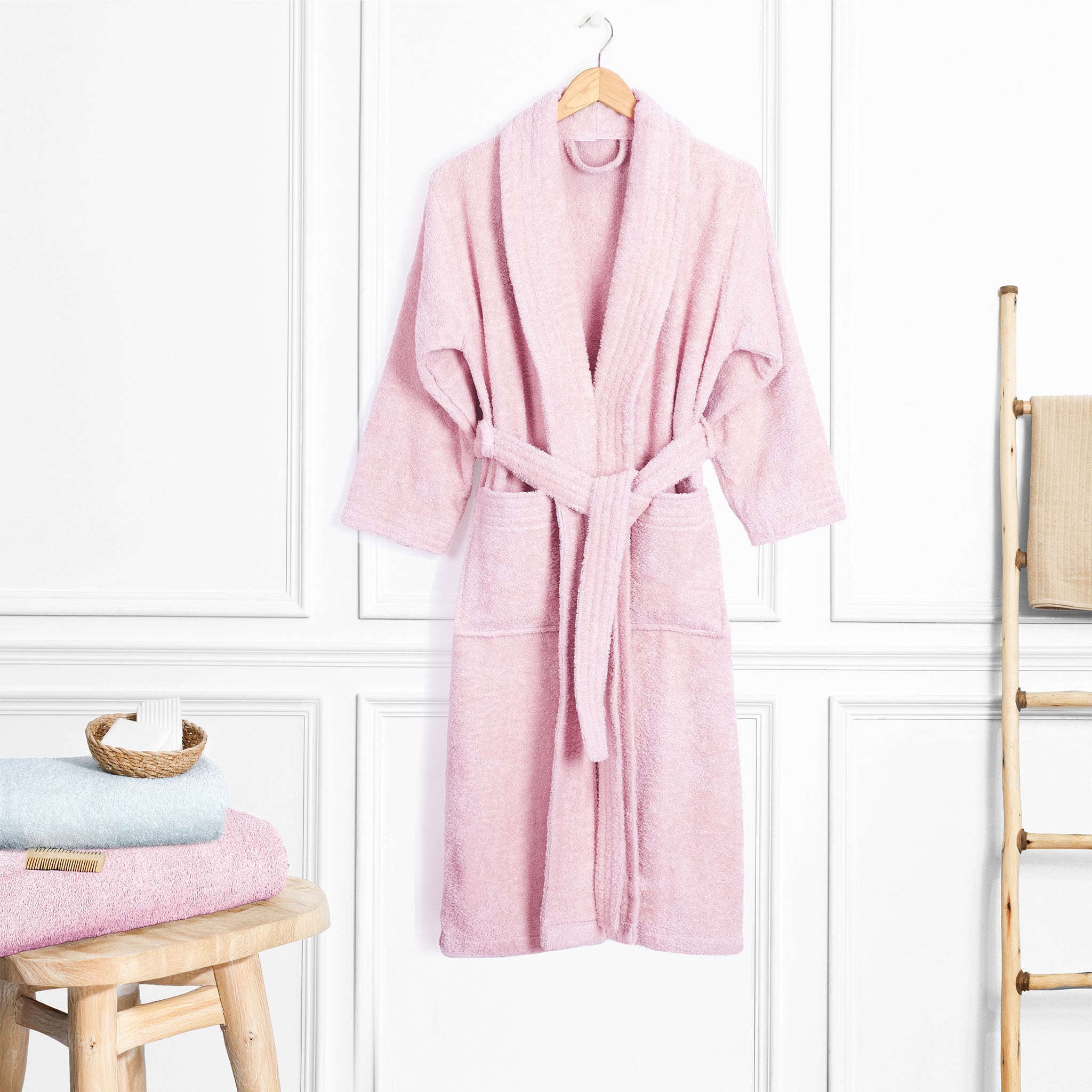 American Soft Linen Luxury Women’s 100% Cotton Turkish Bathrobe – Quick Dry, Soft, Absorbent & Lightweight