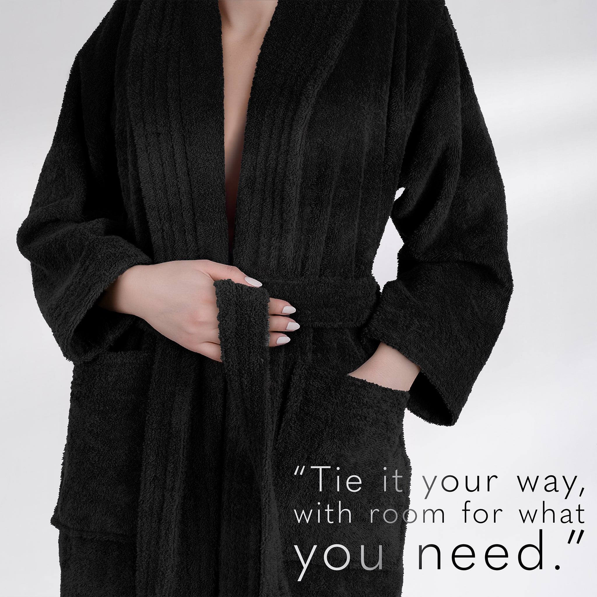 American Soft Linen Luxury Women’s 100% Cotton Turkish Bathrobe – Quick Dry, Soft, Absorbent & Lightweight