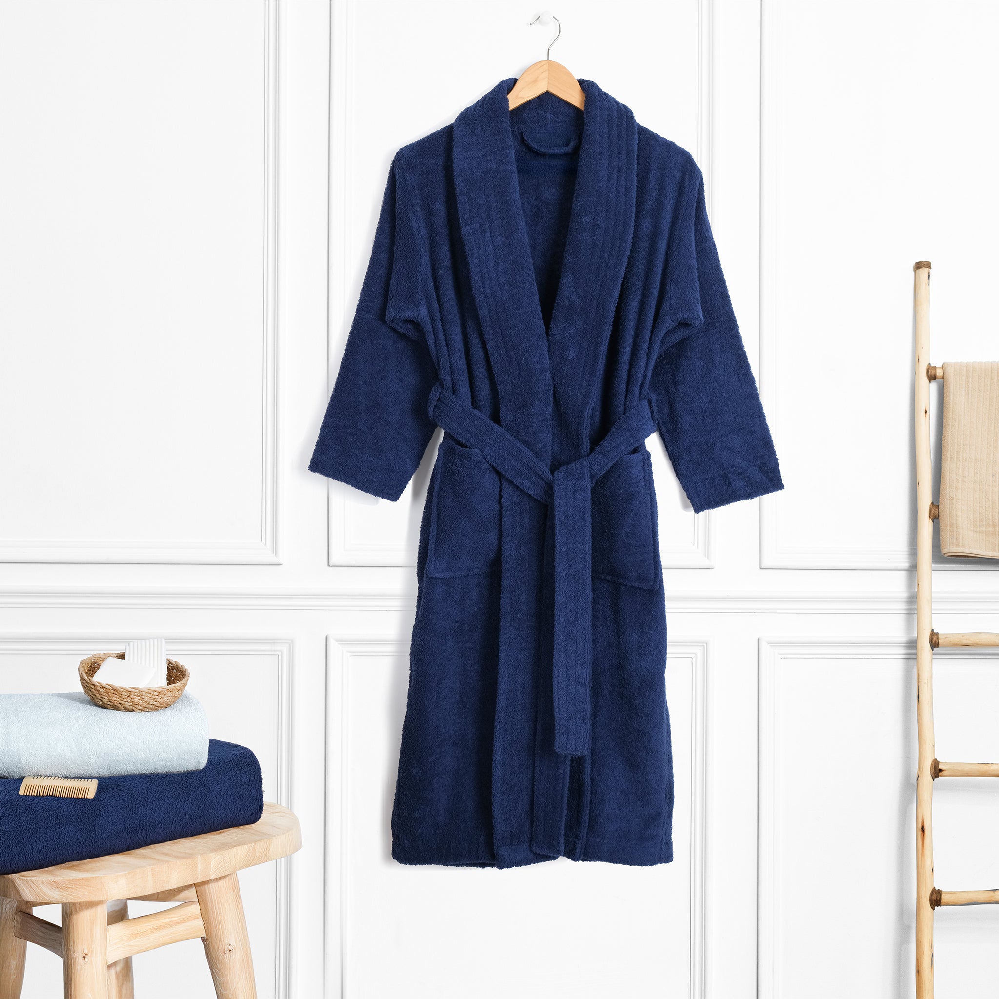 American Soft Linen Luxury Women’s 100% Cotton Turkish Bathrobe – Quick Dry, Soft, Absorbent & Lightweight