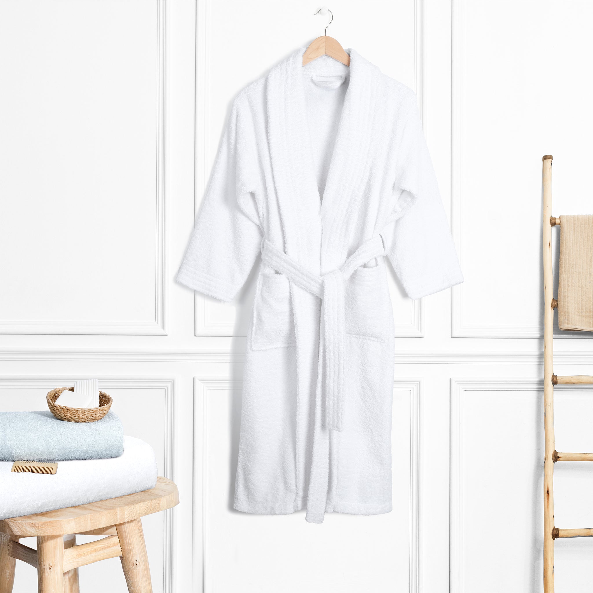American Soft Linen Luxury Women’s 100% Cotton Turkish Bathrobe – Quick Dry, Soft, Absorbent & Lightweight