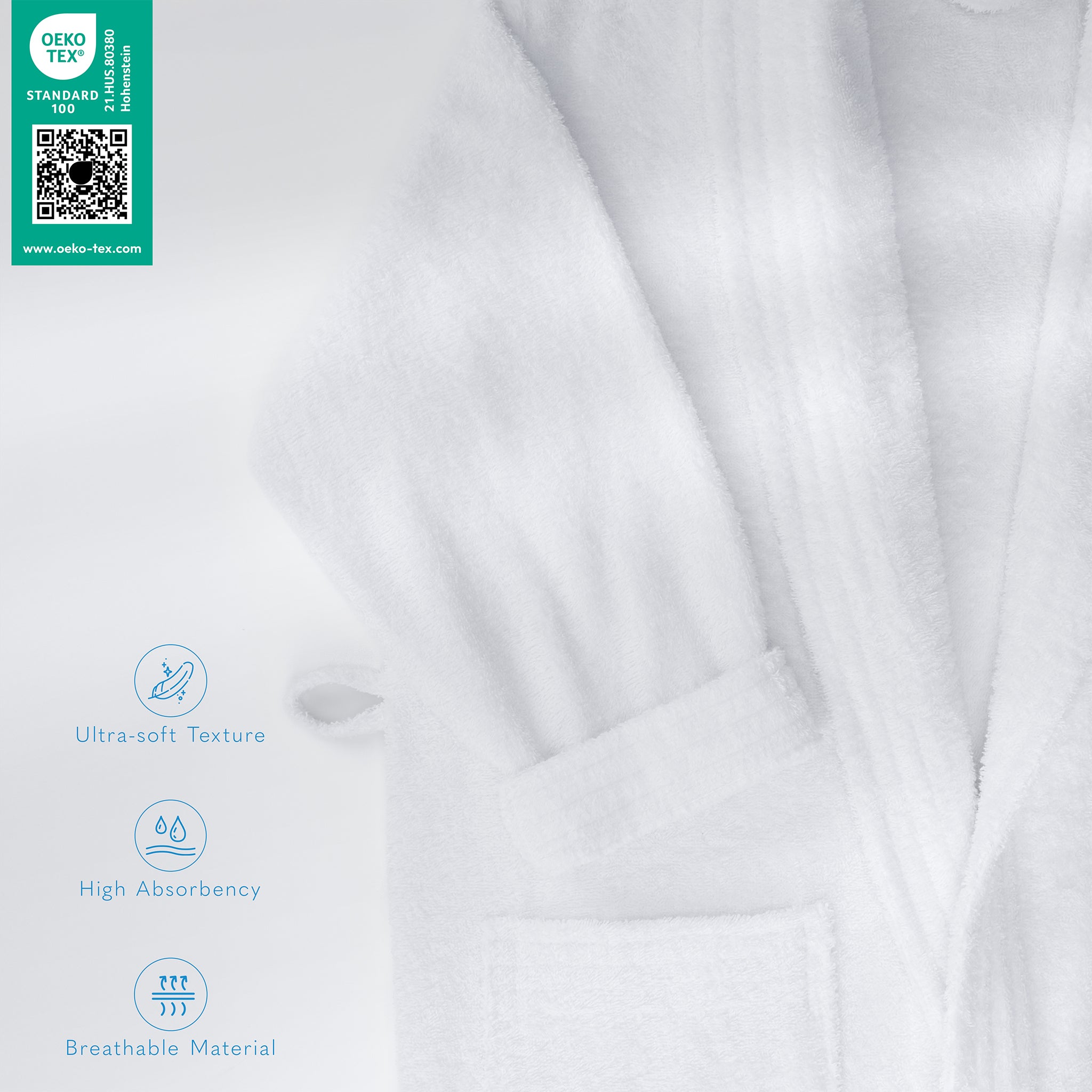 American Soft Linen Luxury Women’s 100% Cotton Turkish Bathrobe – Quick Dry, Soft, Absorbent & Lightweight