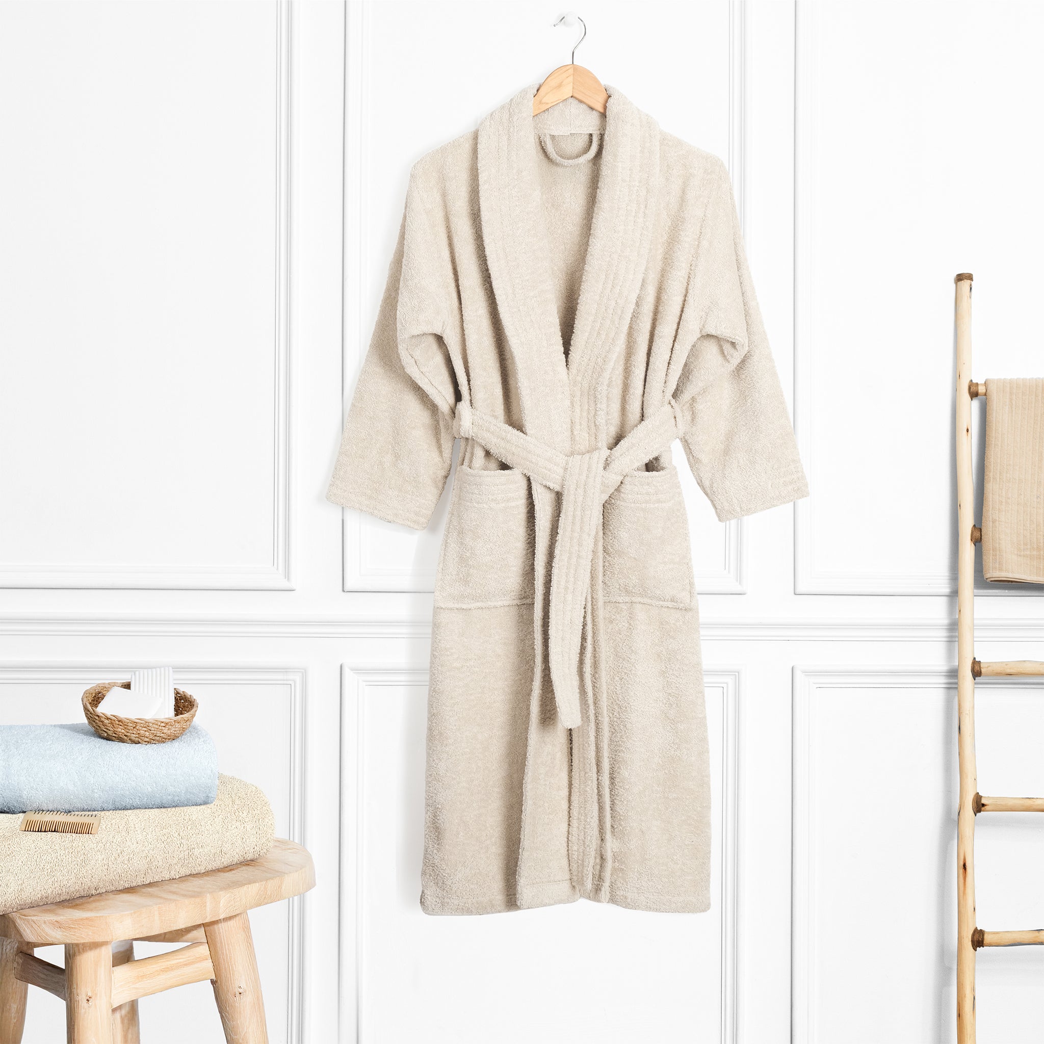 American Soft Linen Luxury Women’s 100% Cotton Turkish Bathrobe – Quick Dry, Soft, Absorbent & Lightweight
