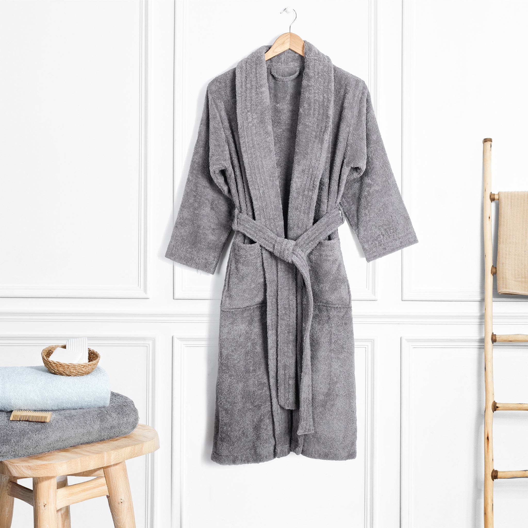 American Soft Linen Luxury Women’s 100% Cotton Turkish Bathrobe – Quick Dry, Soft, Absorbent & Lightweight