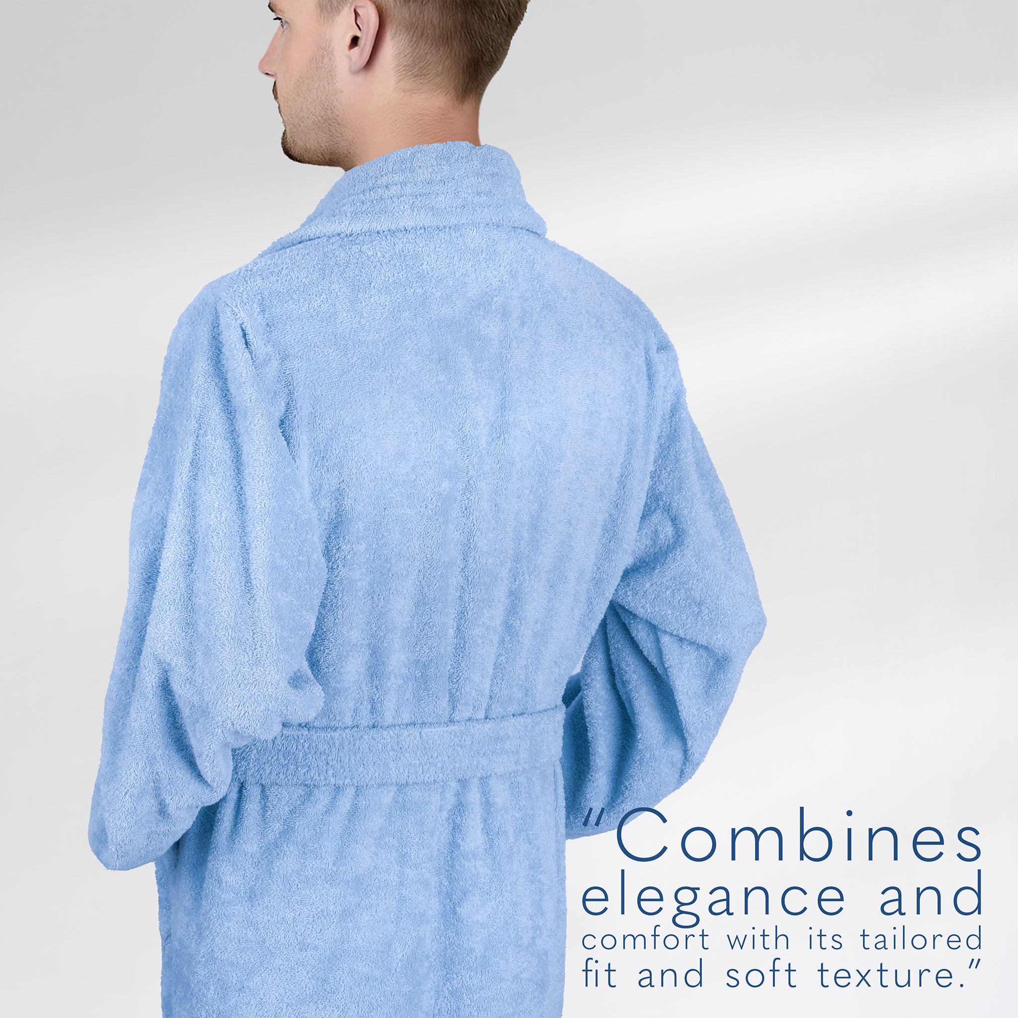 American Soft Linen Luxury Men’s Robe – 100% Cotton, Quick Dry, Turkish Bathrobe for Wholesale