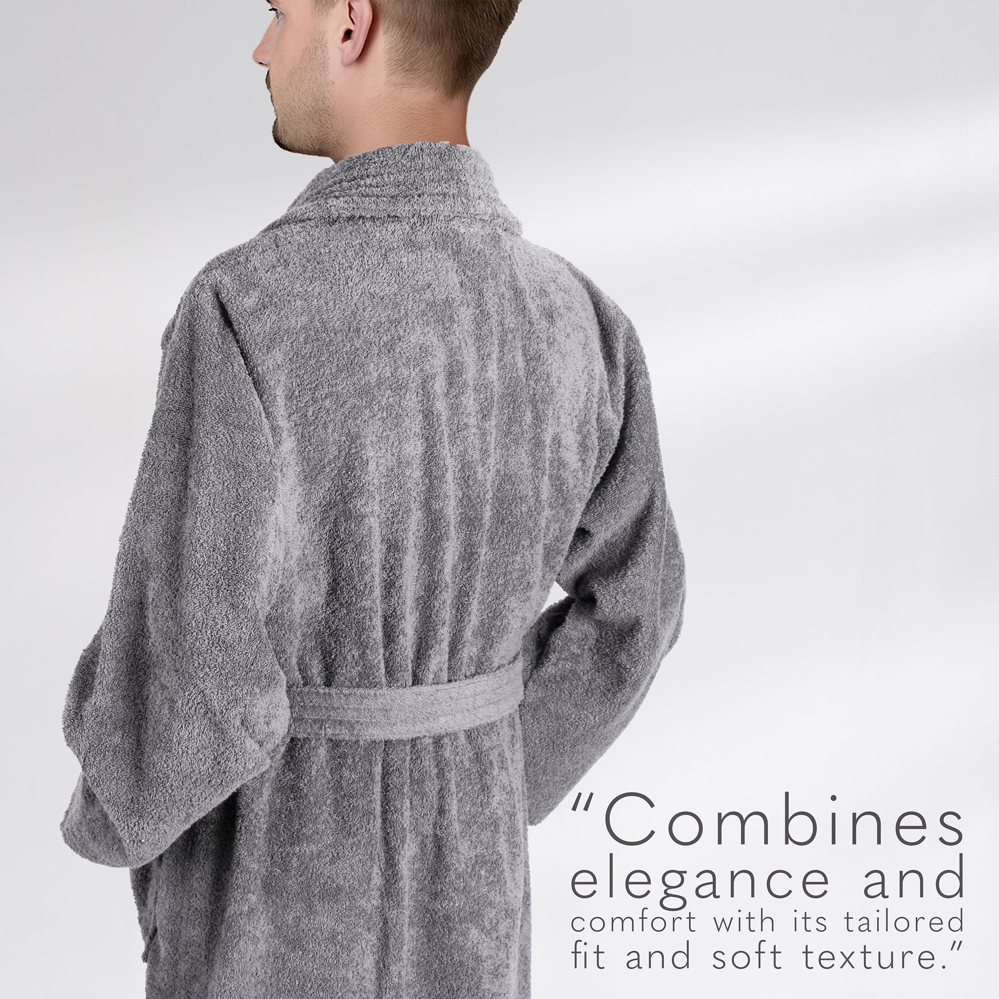 American Soft Linen Luxury Men’s Robe – 100% Cotton, Quick Dry, Turkish Bathrobe for Wholesale