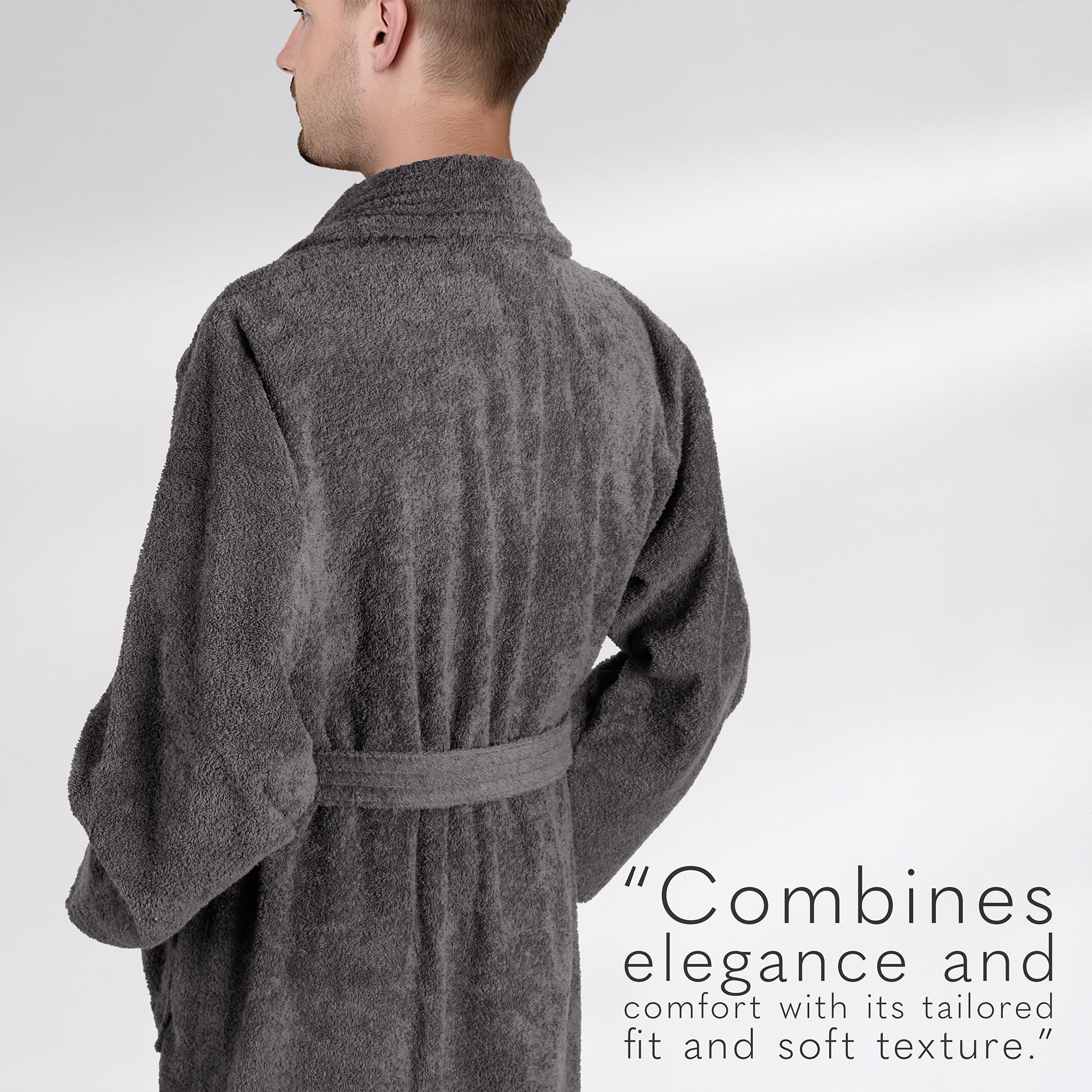 American Soft Linen Luxury Men’s Robe – 100% Cotton, Quick Dry, Turkish Bathrobe for Wholesale