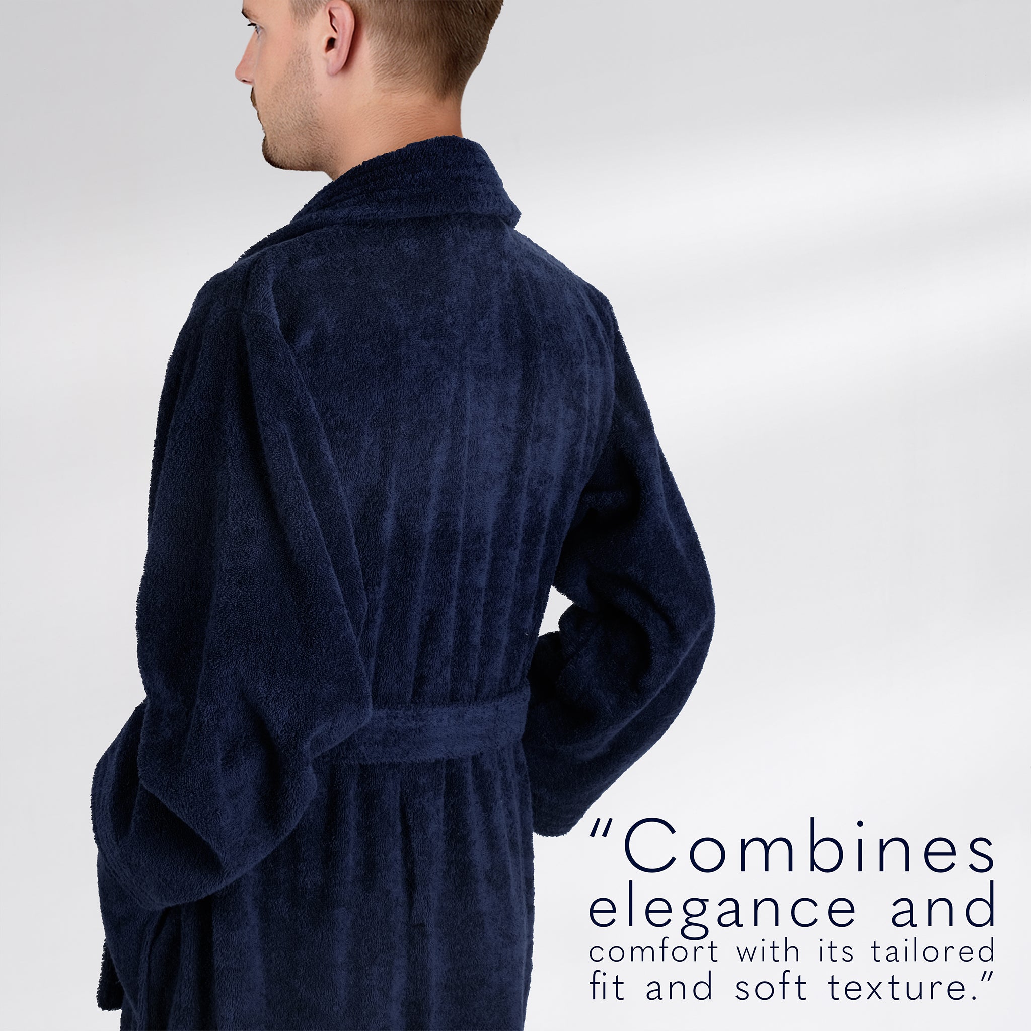 American Soft Linen Luxury Men’s Robe – 100% Cotton, Quick Dry, Turkish Bathrobe for Wholesale