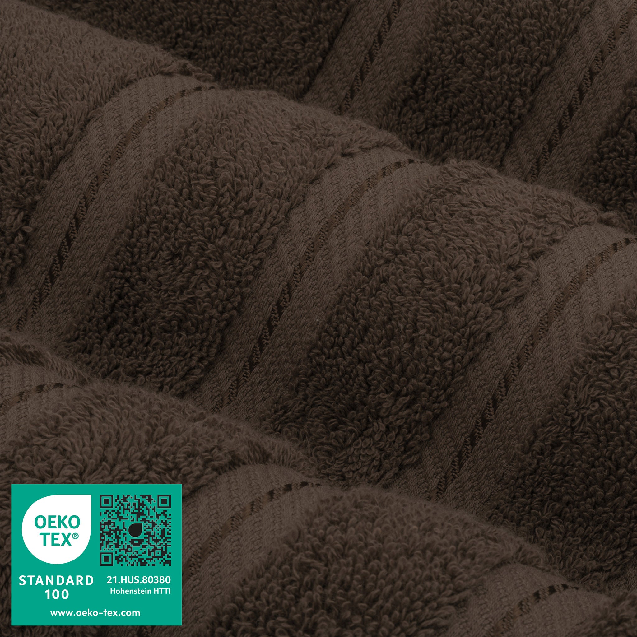 American Soft Linen 3 Piece Luxury Hotel Towel Set 20 set case pack chocolate-brown-3