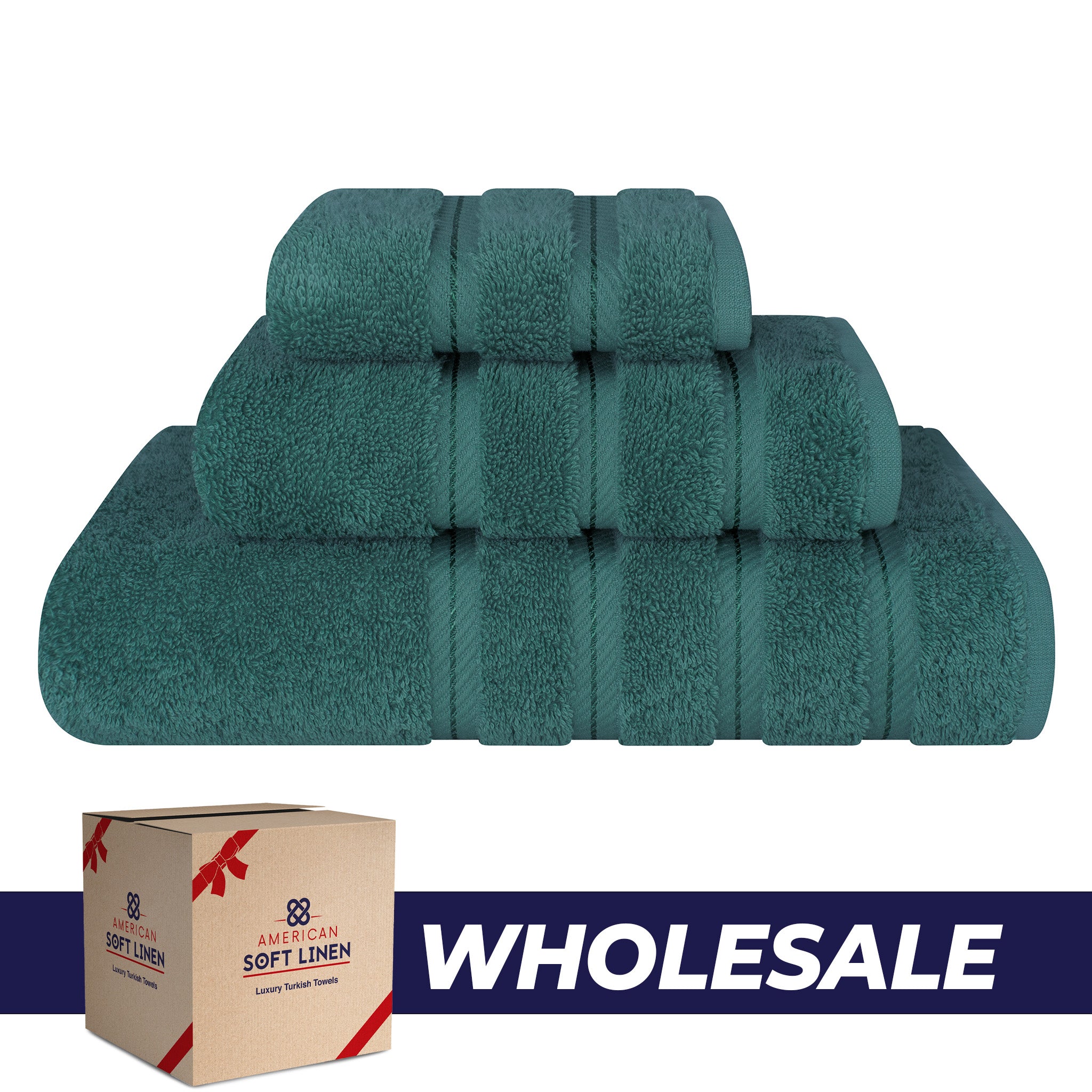 American Soft Linen 3 Piece Luxury Hotel Towel Set 20 set case pack colonial-blue-0