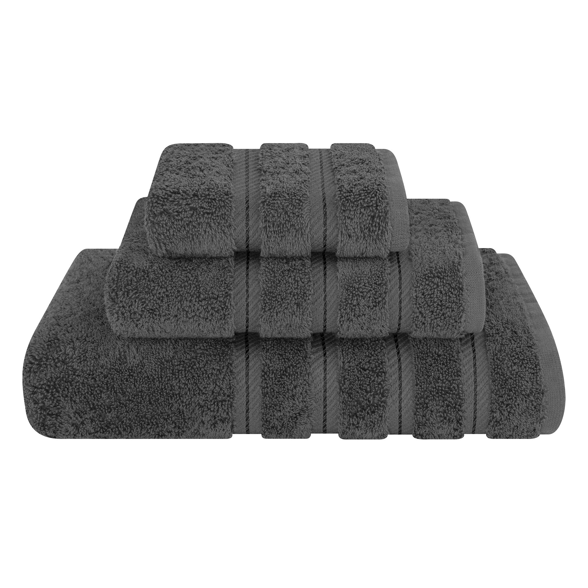 American Soft Linen 3 Piece Luxury Hotel Towel Set 20 set case pack gray-1