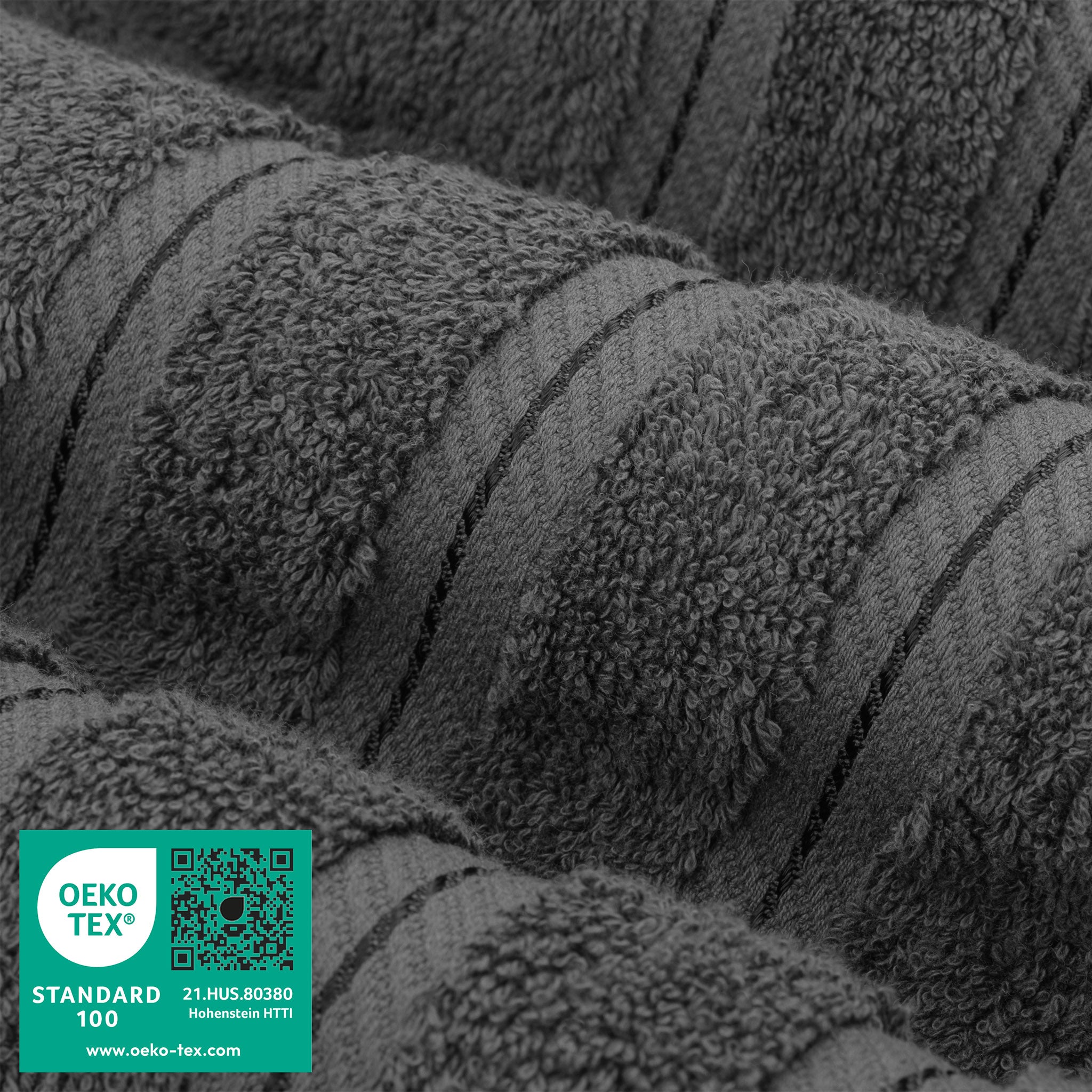 American Soft Linen 3 Piece Luxury Hotel Towel Set 20 set case pack gray-3