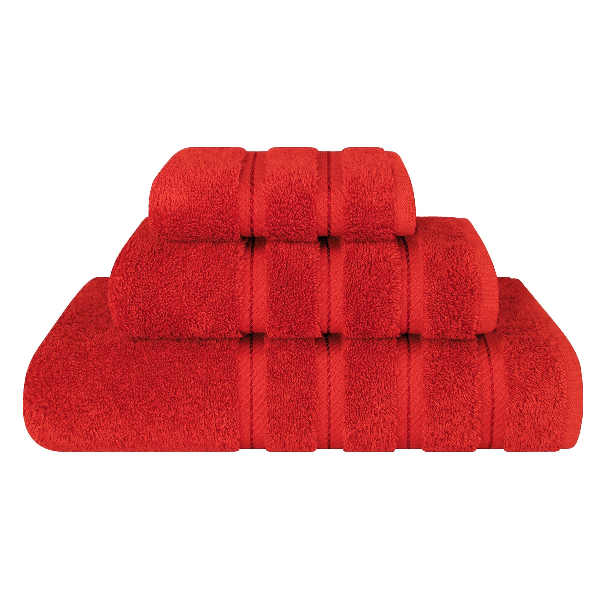 American Soft Linen 3 Piece Luxury Hotel Towel Set 20 set case pack red-1