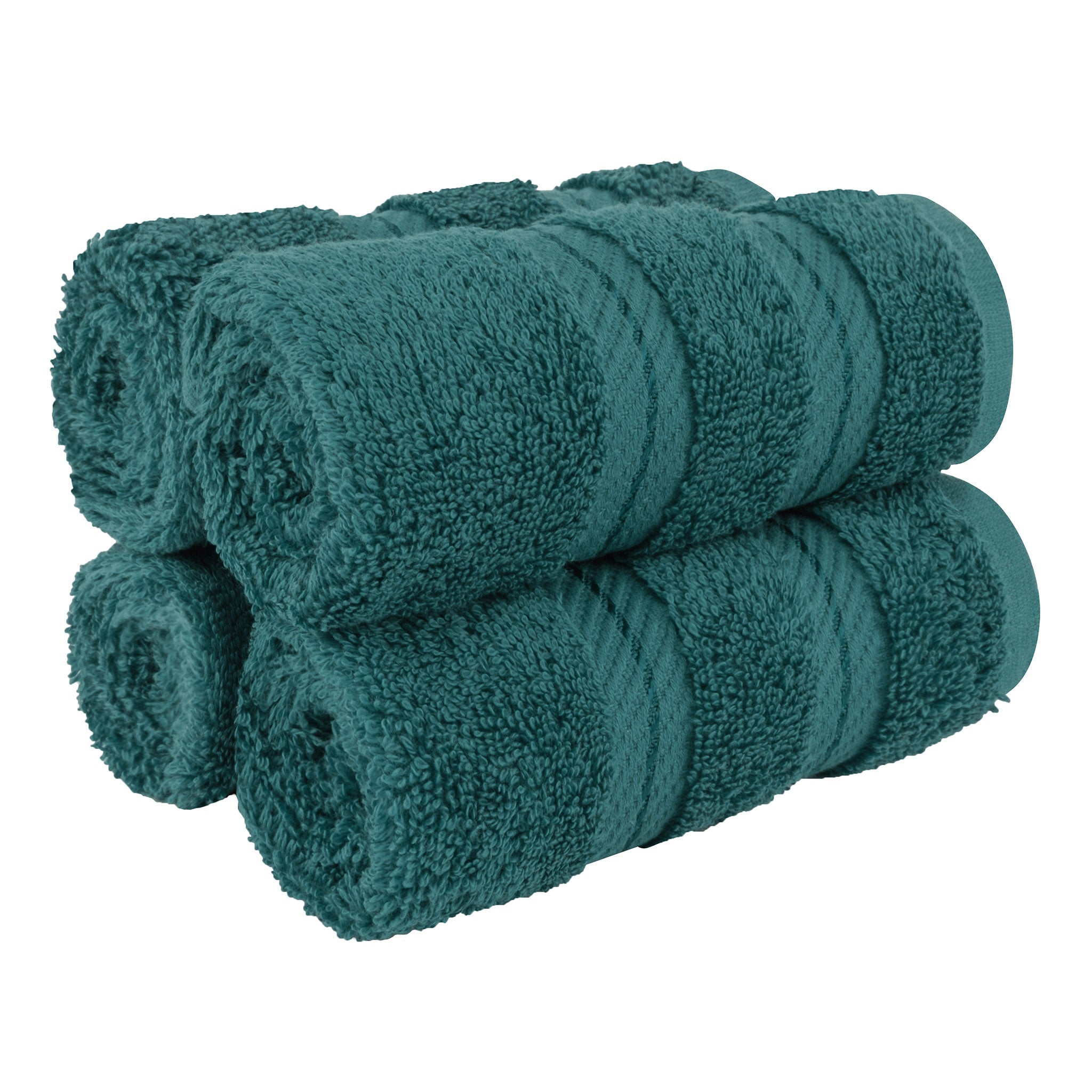  American Soft Linen 100% Turkish Cotton 4 Piece Washcloth Set - Wholesale - colonial-blue-1