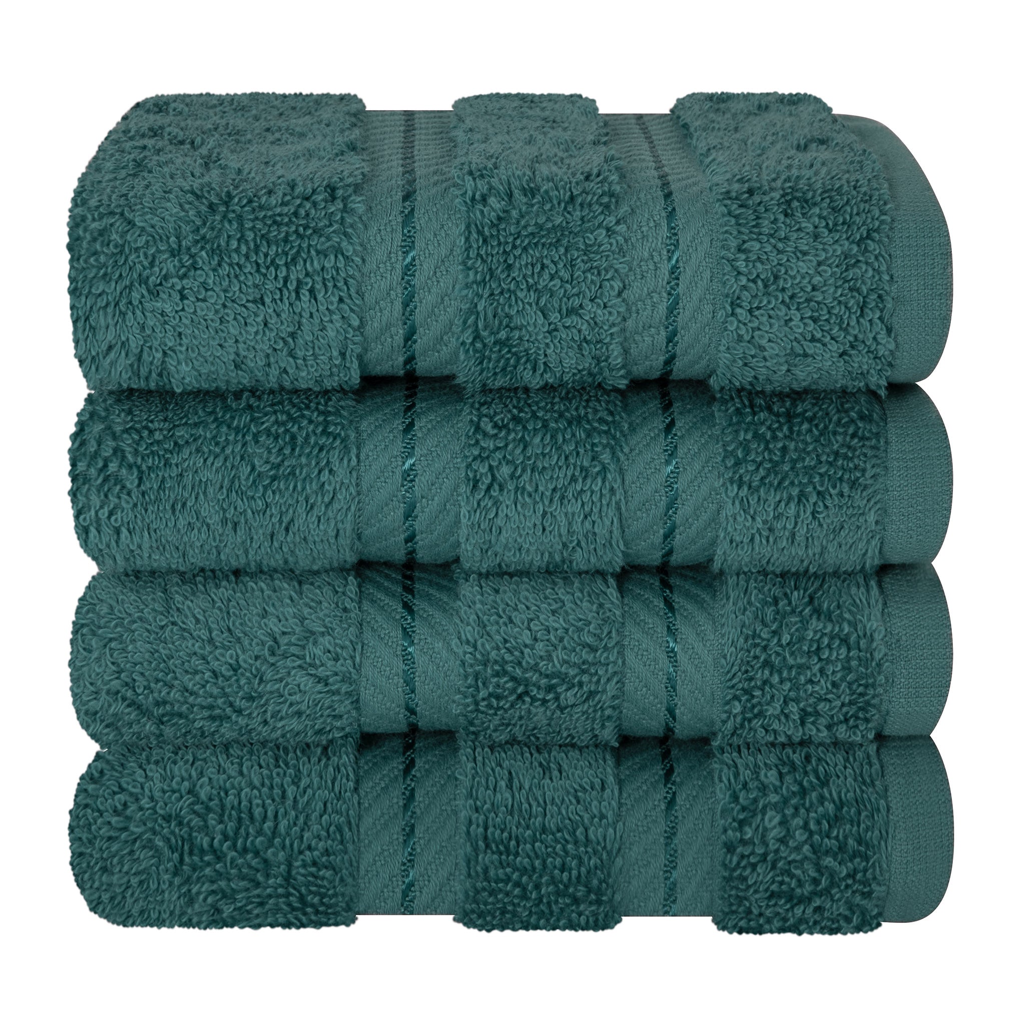 American Soft Linen 100% Turkish Cotton 4 Piece Washcloth Set - Wholesale - colonial-blue-7