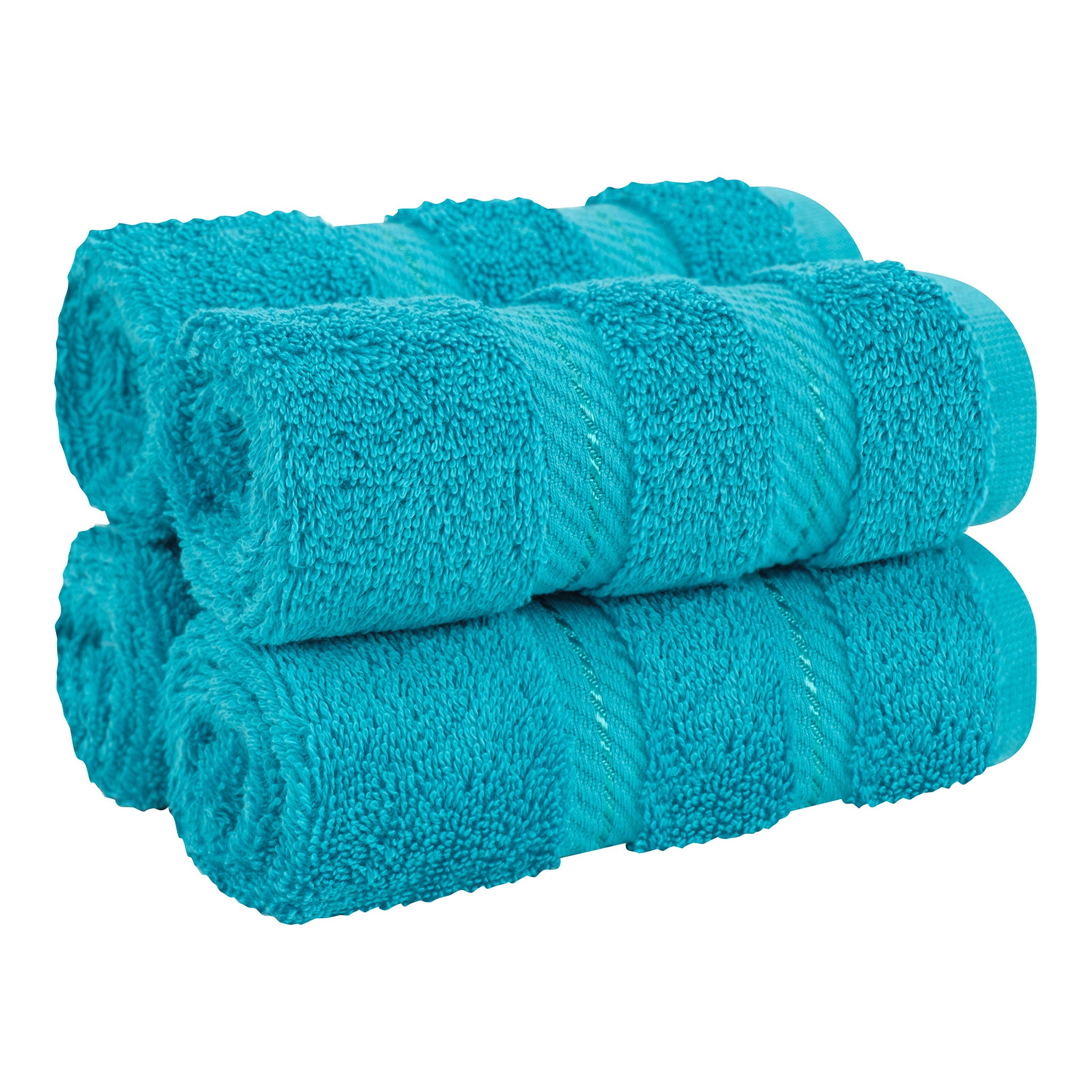 American Soft Linen 100% Turkish Cotton 4 Piece Washcloth Set aqua-blue-1