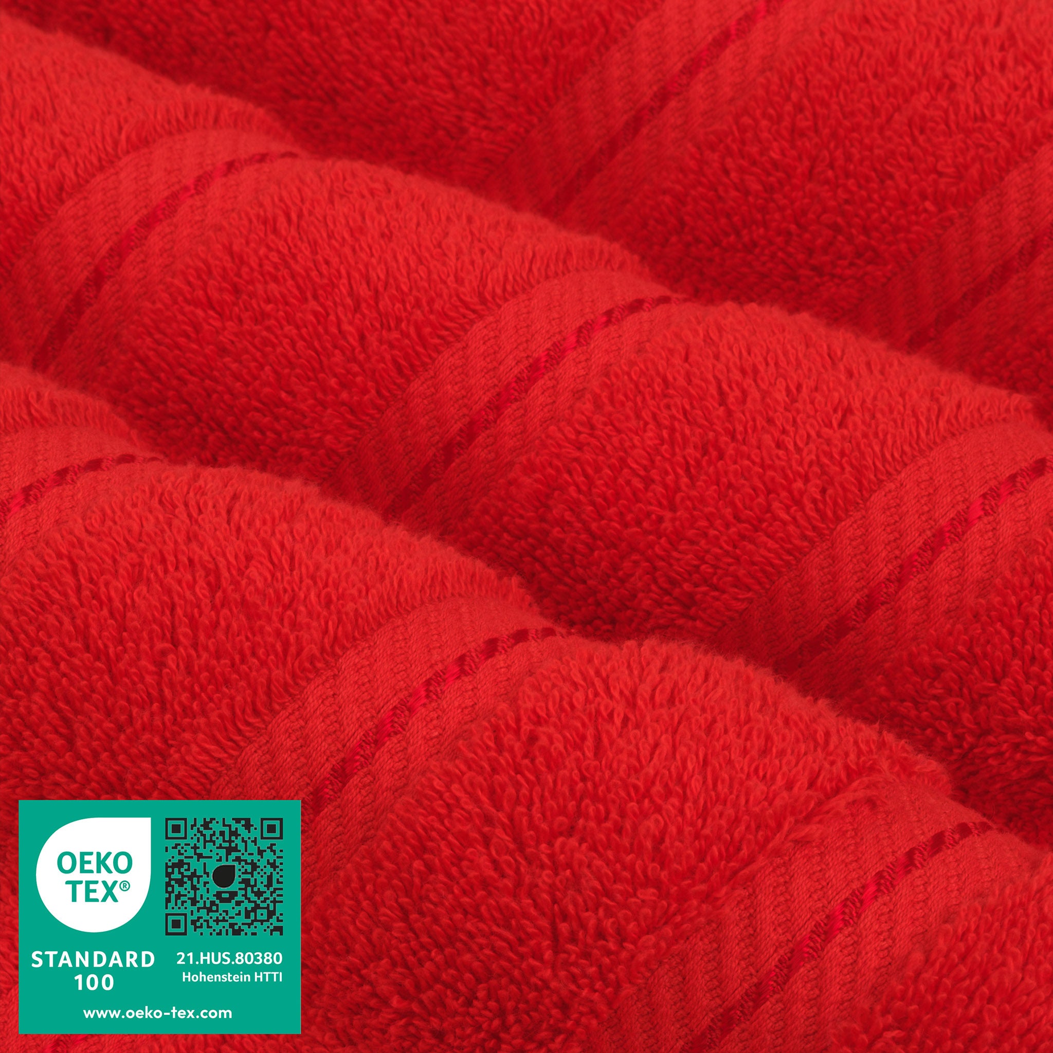 American Soft Linen 100% Turkish Cotton 6 Piece Towel Set Wholesale red-3