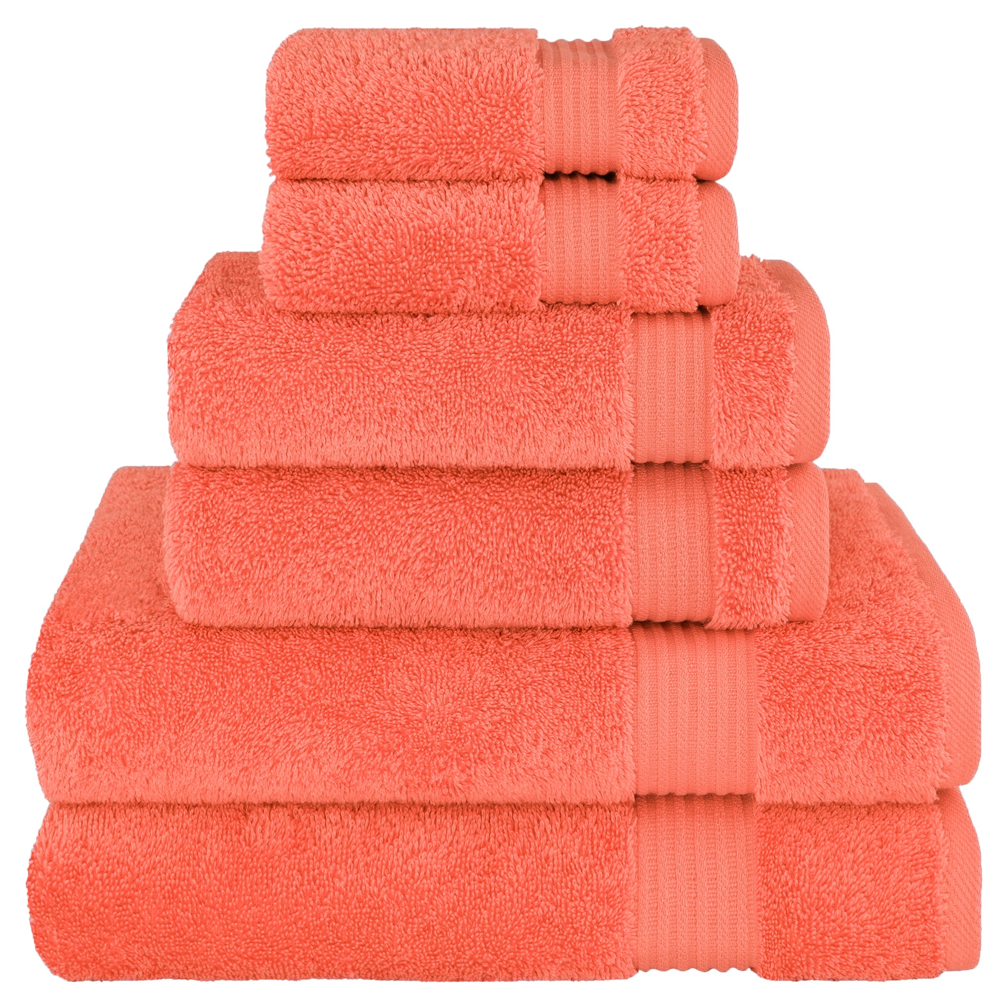 American Soft Linen Bekos 100% Cotton Turkish Towels 6 Piece Bath Towel Set with 18 Different Colors