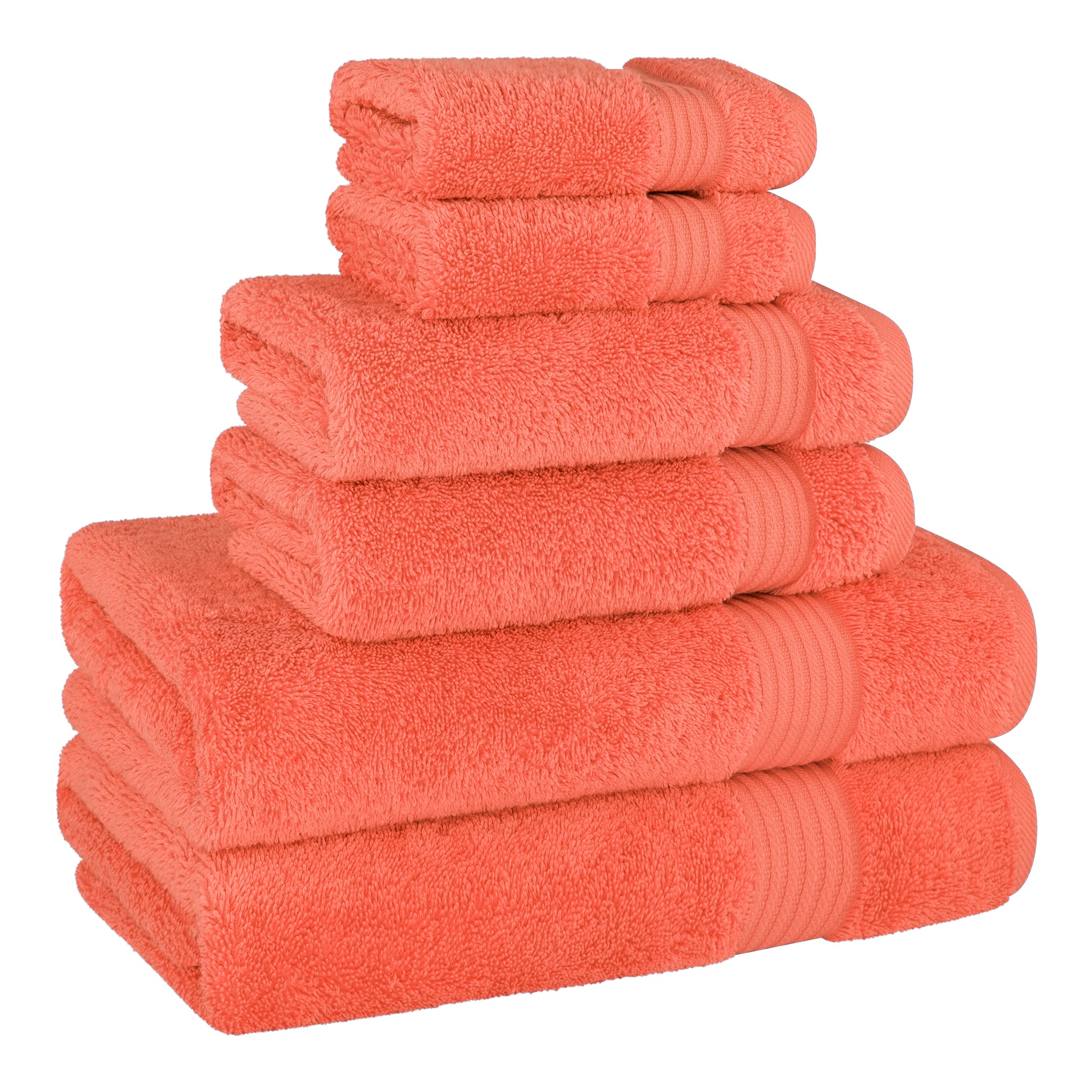 American Soft Linen Bekos 100% Cotton Turkish Towels 6 Piece Bath Towel Set with 18 Different Colors