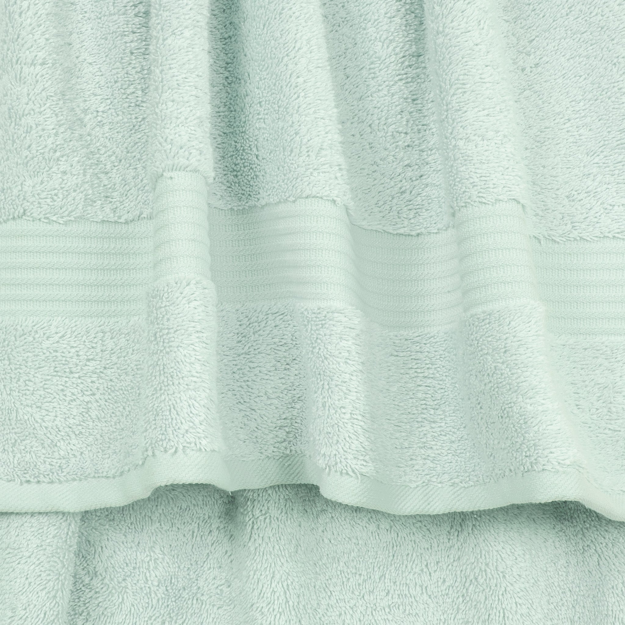 American Soft Linen Bekos 100% Cotton Turkish Towels 6 Piece Bath Towel Set -mint-03