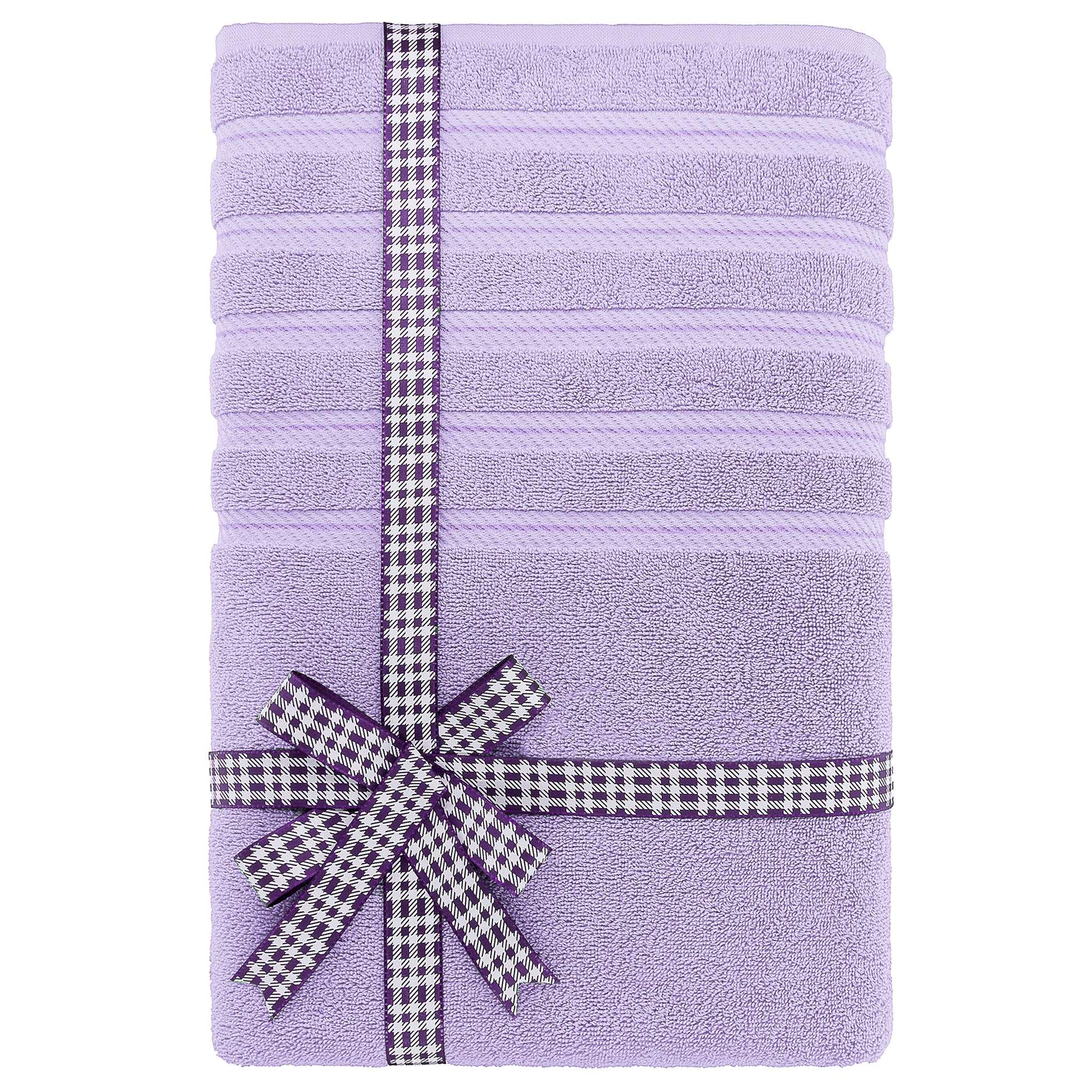 American Soft Linen 35x70 Inch 100% Turkish Cotton Jumbo Bath Sheet lilac-3