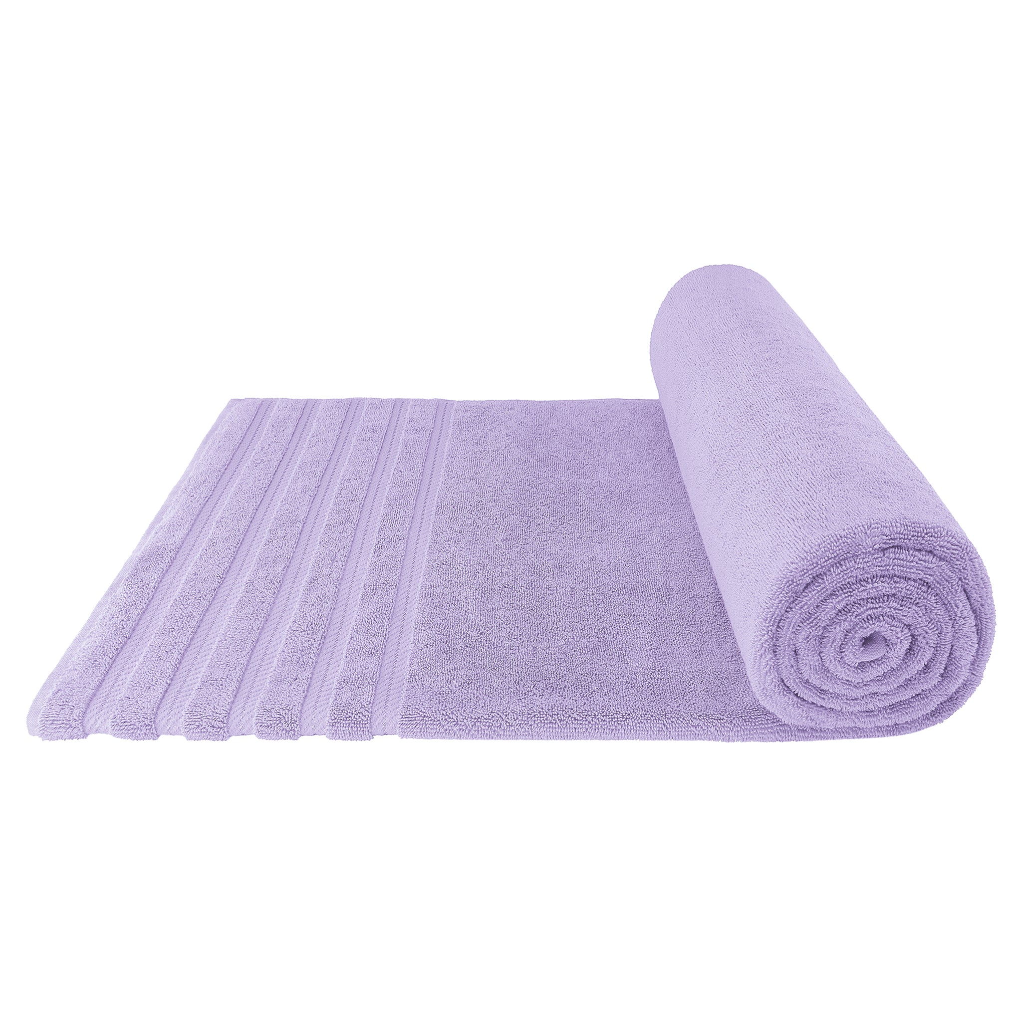 American Soft Linen 35x70 Inch 100% Turkish Cotton Jumbo Bath Sheet lilac-6