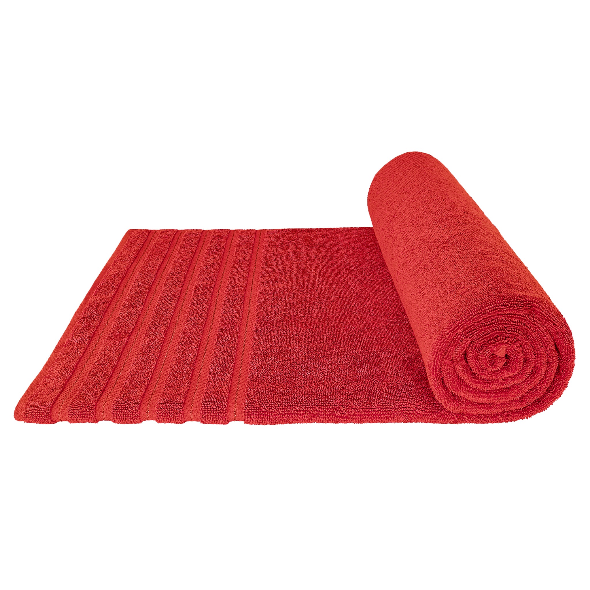 American Soft Linen 35x70 Inch 100% Turkish Cotton Jumbo Bath Sheet red-6