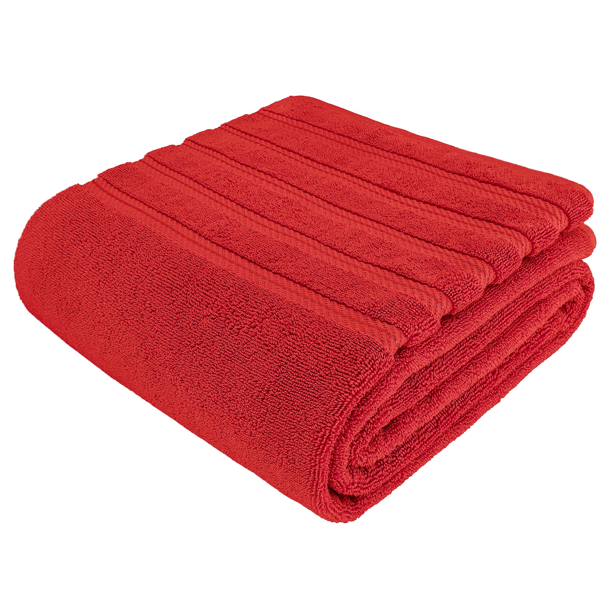 American Soft Linen 35x70 Inch 100% Turkish Cotton Jumbo Bath Sheet red-7