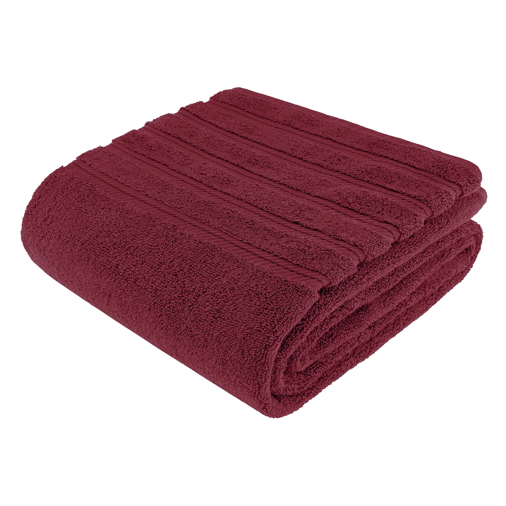 American Soft Linen 35x70 Inch 100% Turkish Cotton Jumbo Bath Sheet bordeaux-red-7