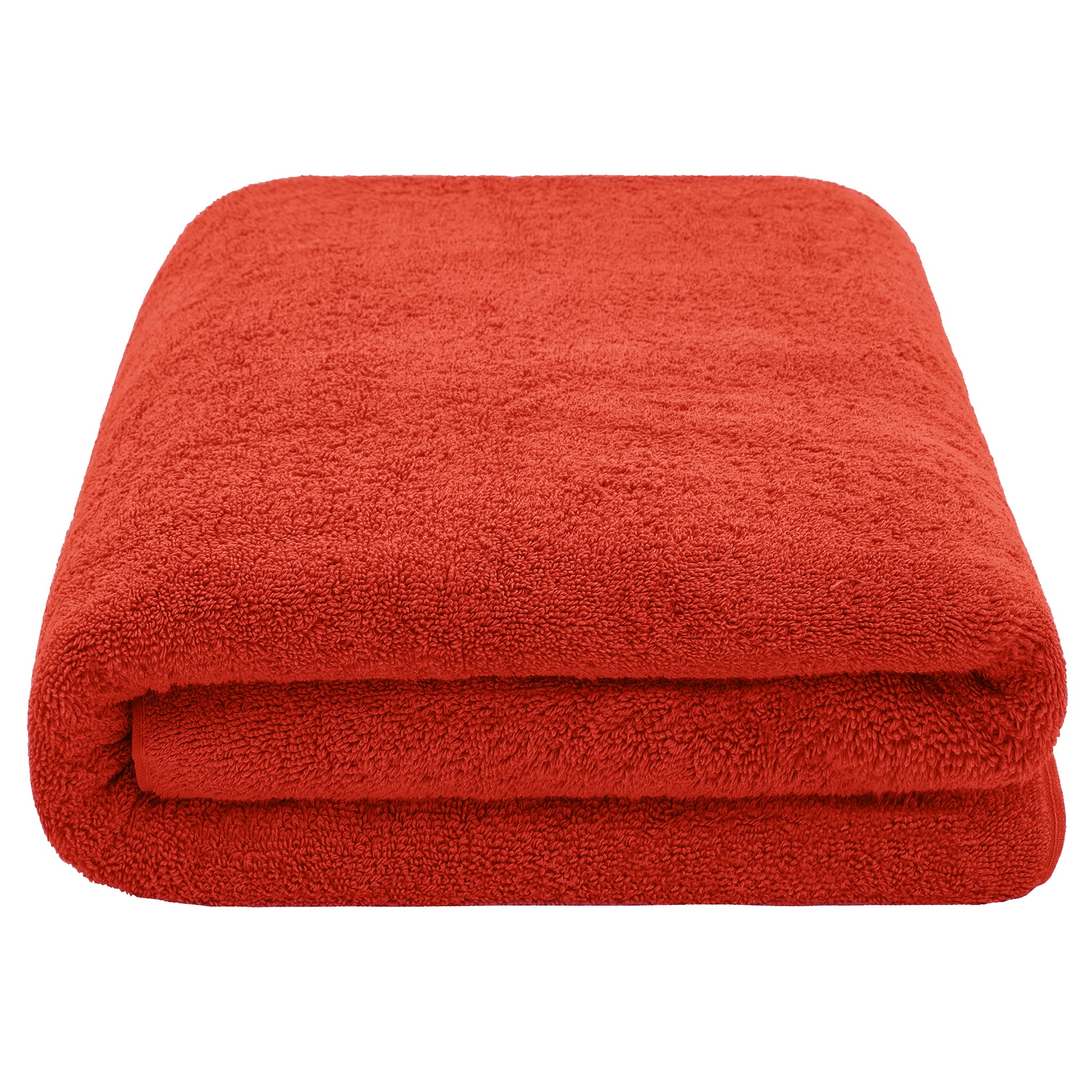 American Soft Linen 100% Ring Spun Cotton 40x80 Inches Oversized Bath Sheets red-3