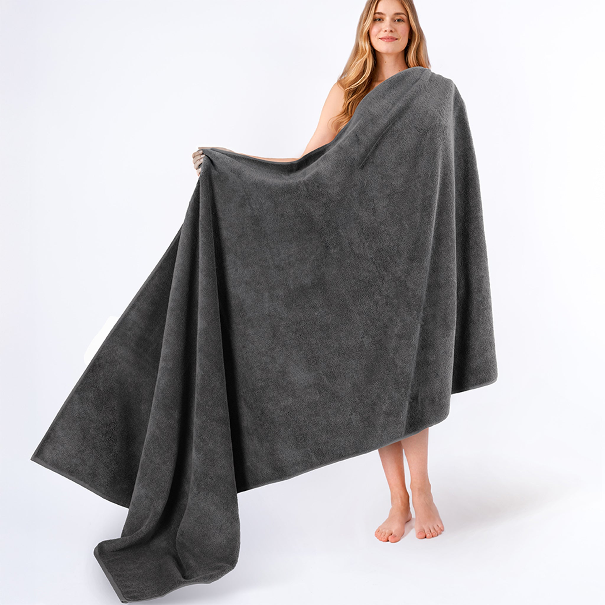 40x80 Inch Premium Bath Sheet OVERSIZED 100% Ring Spun Cotton, Luxury, Maximum Softness, Extra Large Bath Towel