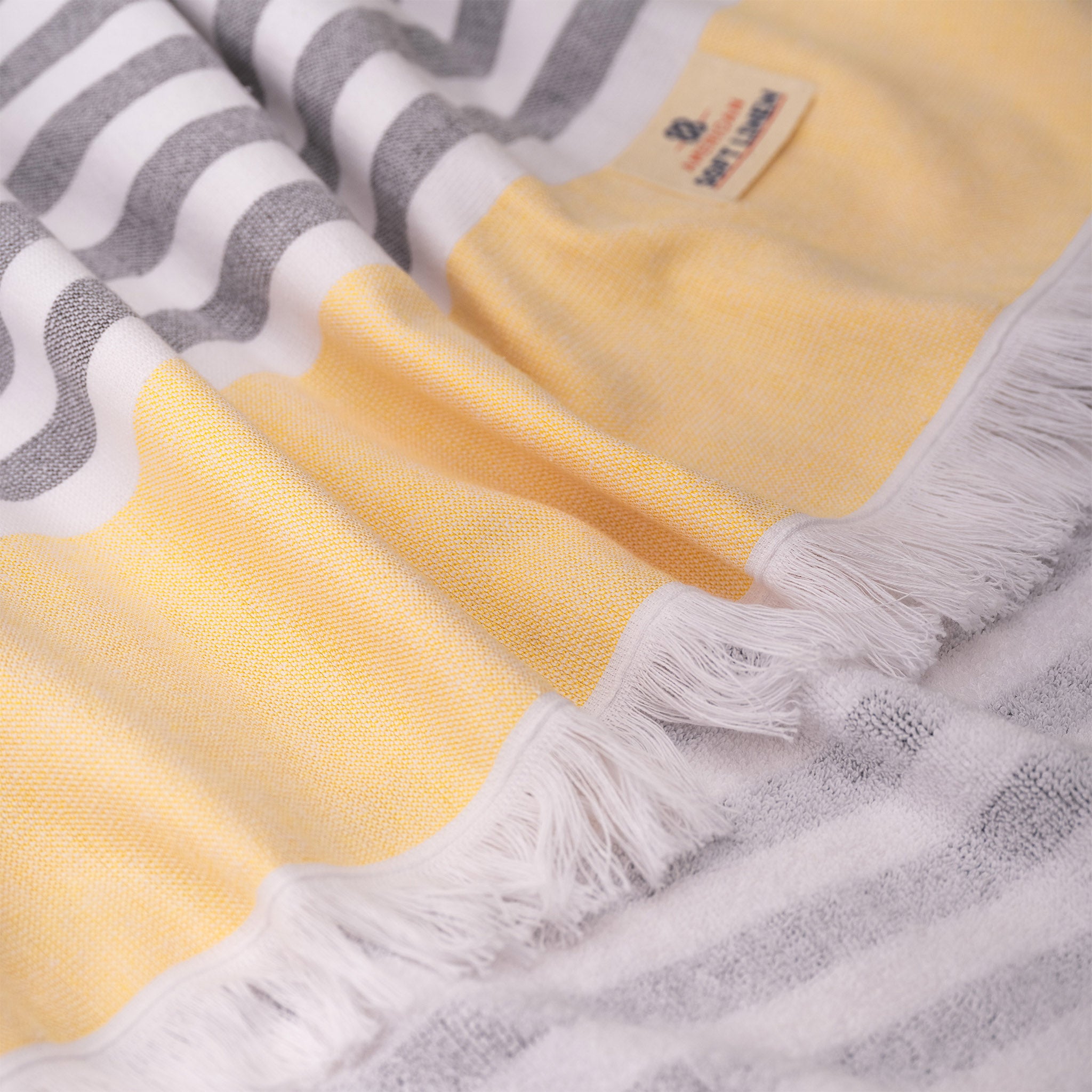 American Soft Linen 100% Turkish Cotton Peshtemal -yellow-6