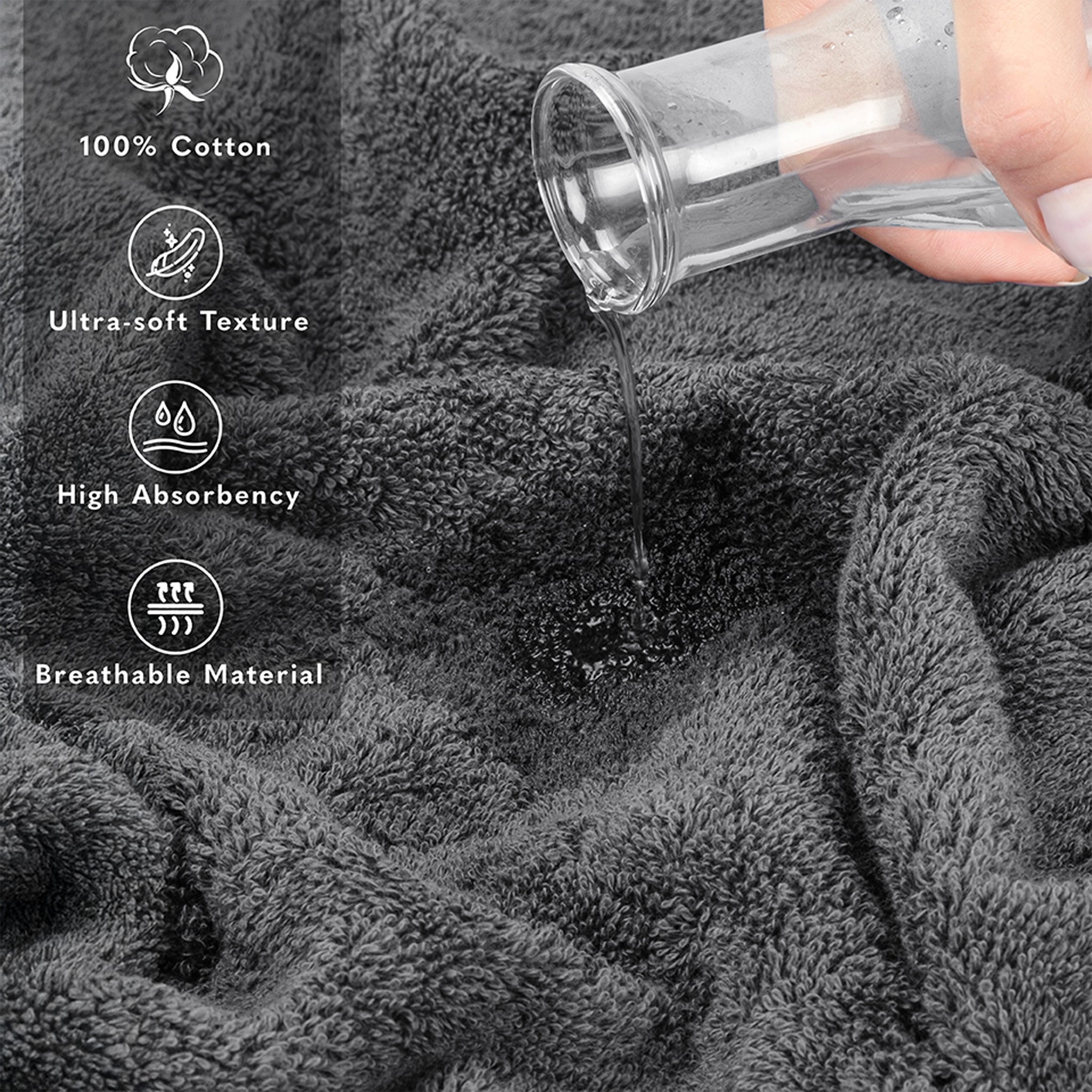 35x70 Inch Premium Bath Sheet JUMBO 100% Cotton Turkish Towels, Extremely Soft, Luxury, Extra Large Bath Towel (BEST CHOICE)