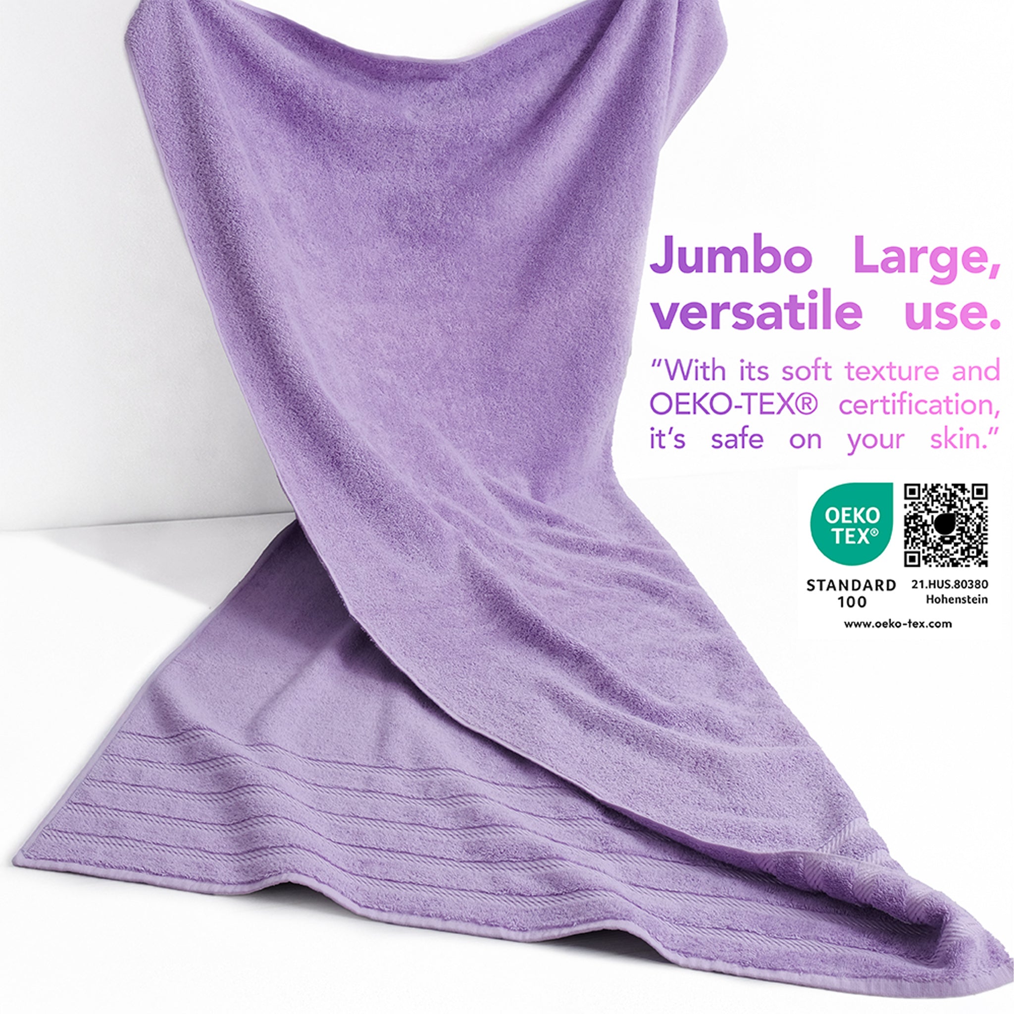 35x70 Inch Premium Bath Sheet JUMBO 100% Cotton Turkish Towels, Extremely Soft, Luxury, Extra Large Bath Towel (BEST CHOICE)