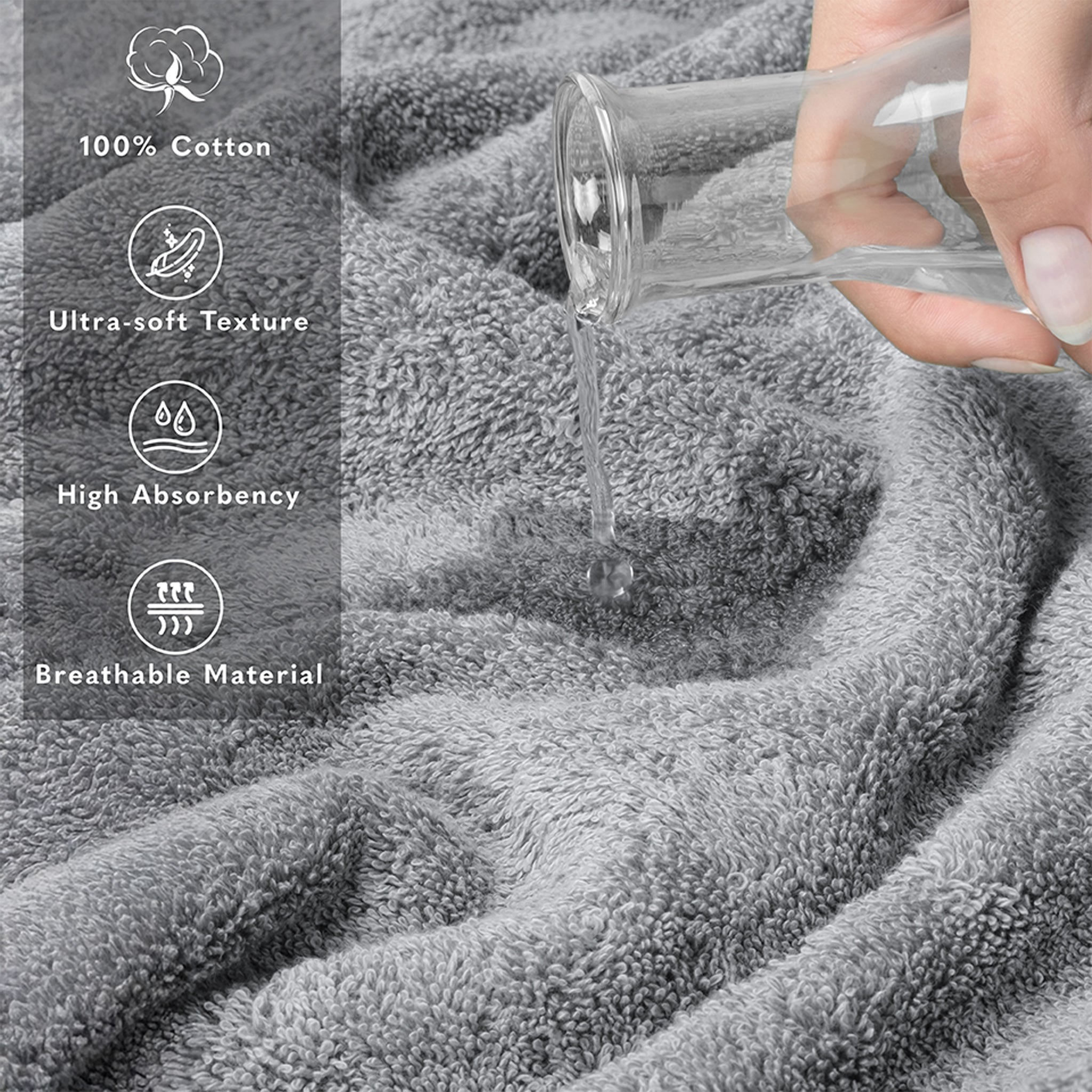 35x70 Inch Premium Bath Sheet JUMBO 100% Cotton Turkish Towels, Extremely Soft, Luxury, Extra Large Bath Towel (BEST CHOICE)