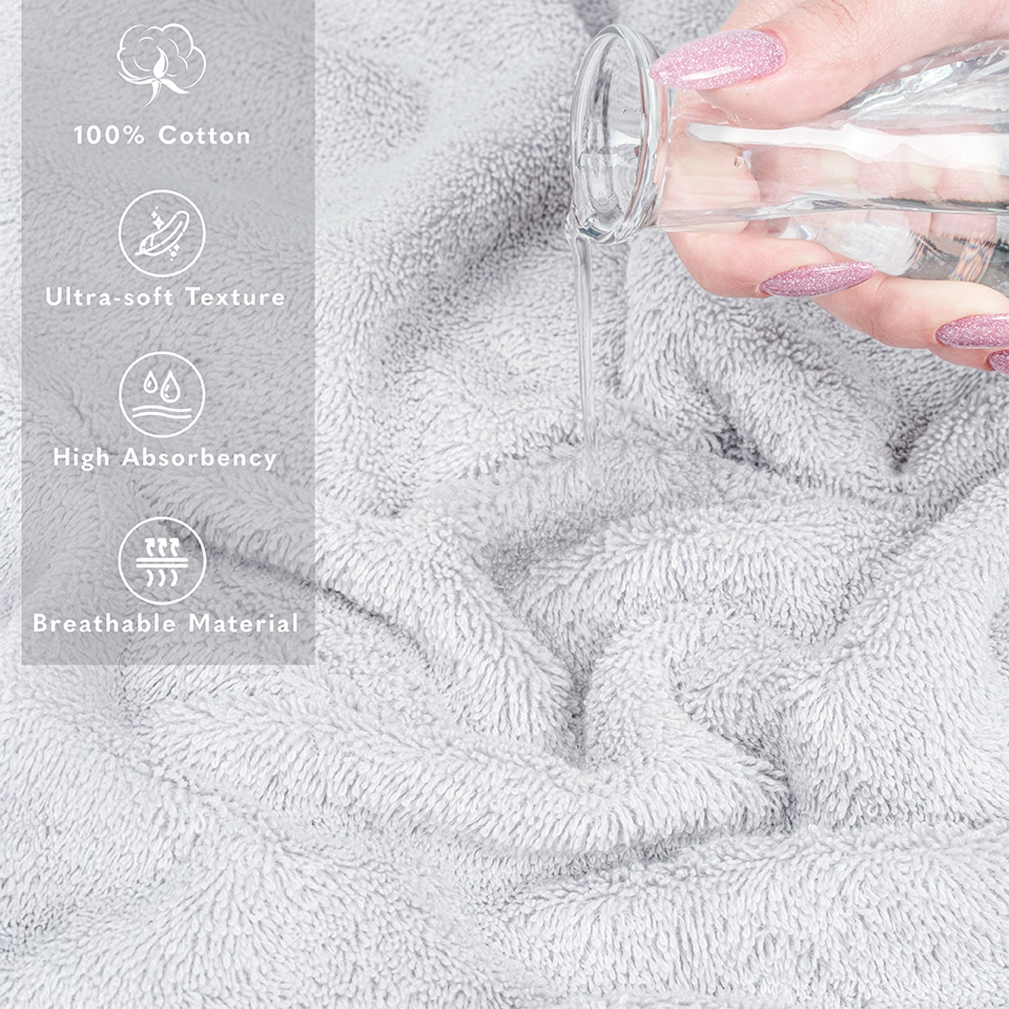 35x70 Inch Premium Bath Sheet JUMBO 100% Cotton Turkish Towels, Extremely Soft, Luxury, Extra Large Bath Towel (BEST CHOICE)