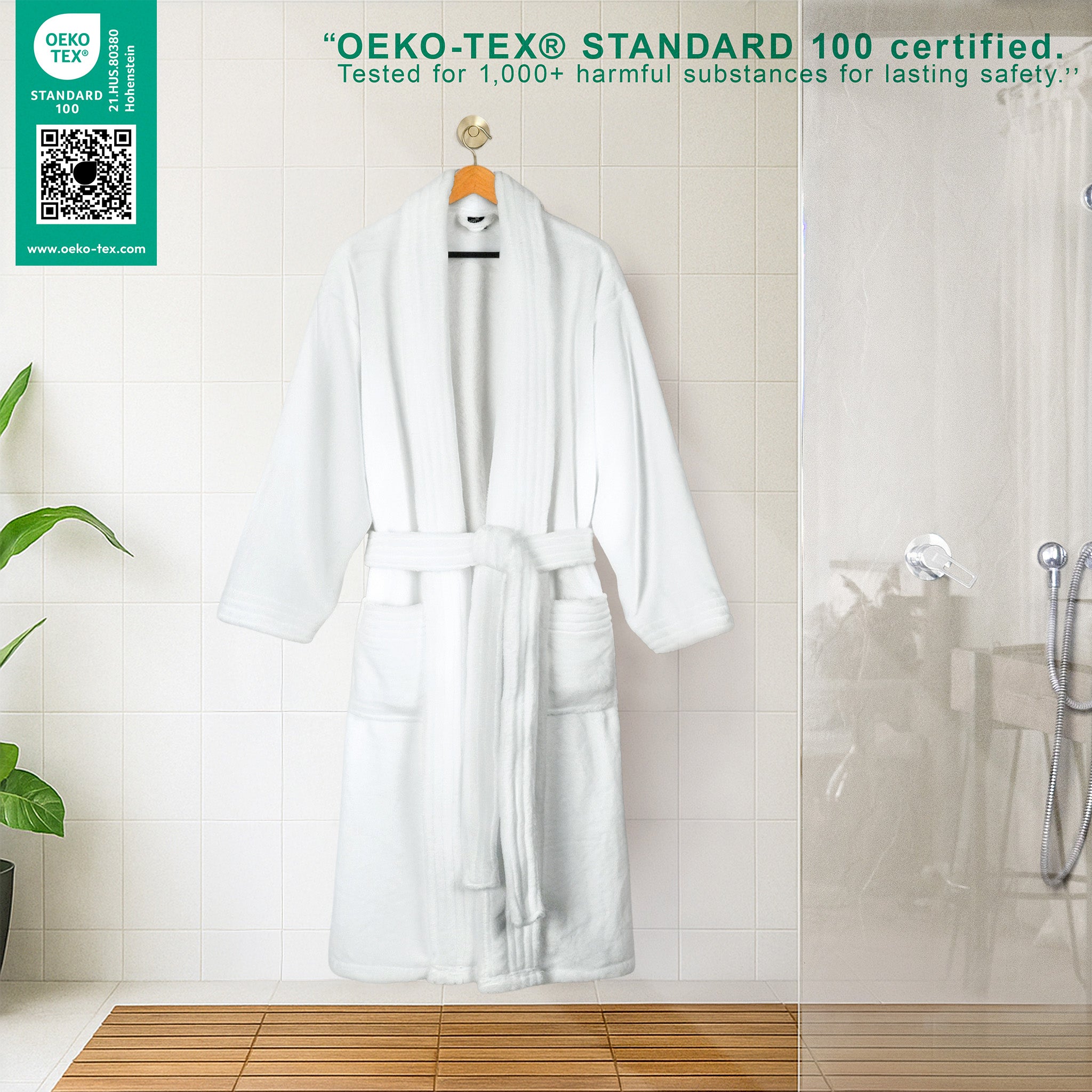 American Soft Linen Luxury Men’s Fleece Bathrobe – Ultra Soft, Warm & Lightweight Plush Robe Wholesale