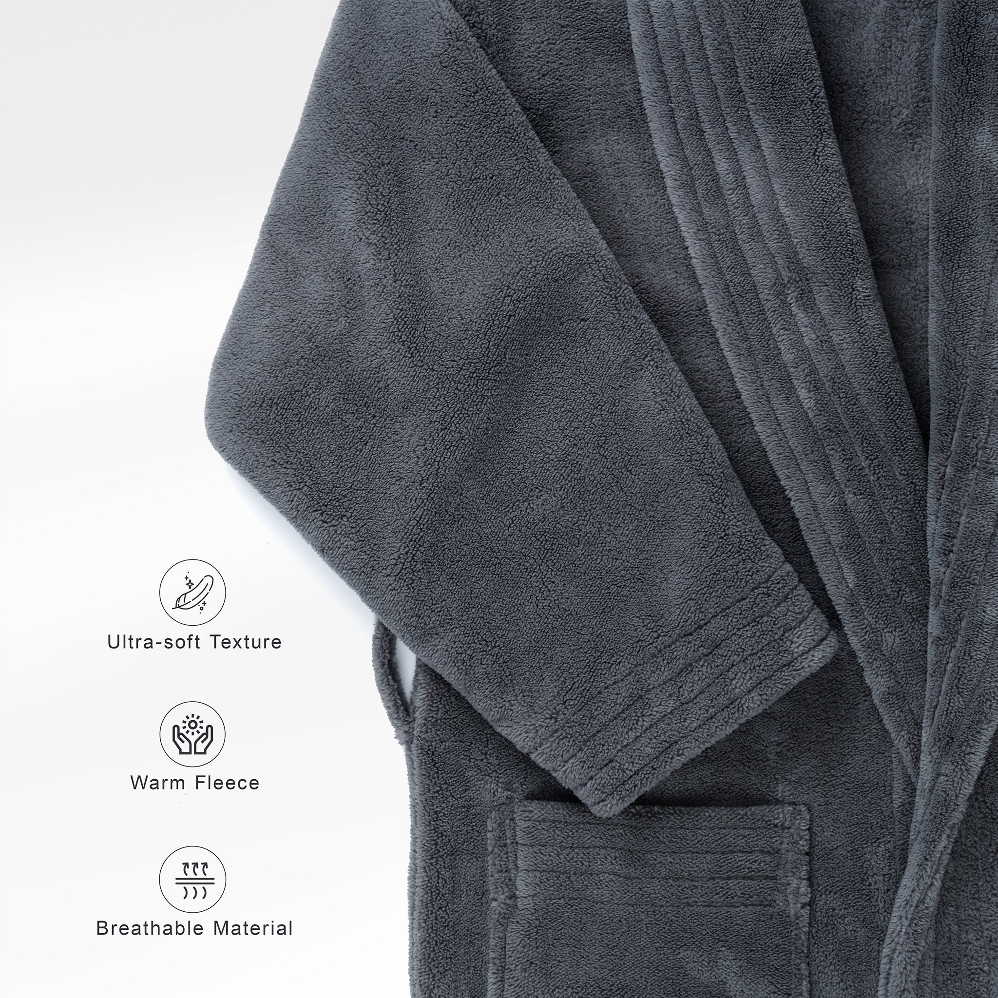 American Soft Linen Luxury Women’s Fleece Bathrobe – Ultra Soft, Warm & Lightweight Plush Robe Wholesale