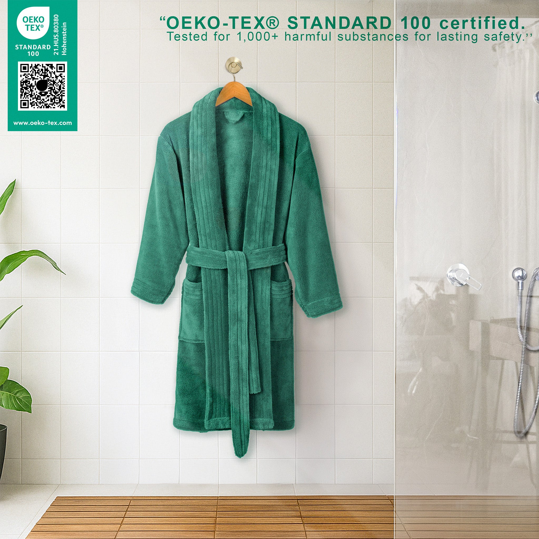 American Soft Linen Luxury Women’s Fleece Bathrobe – Ultra Soft, Warm & Lightweight Plush Robe Wholesale