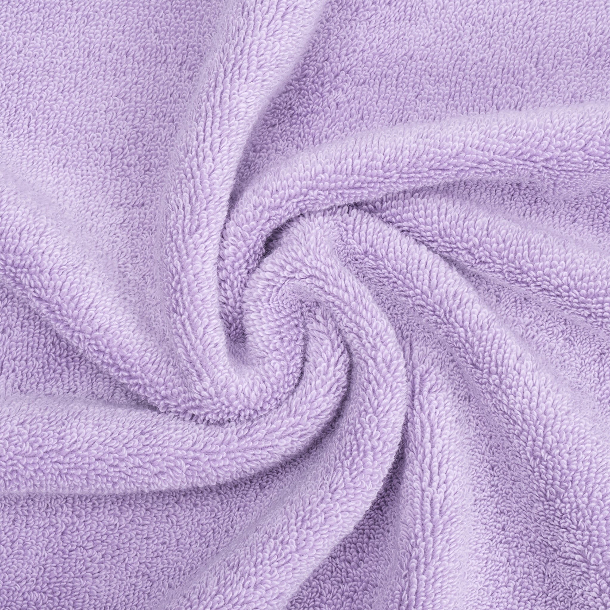 Salem 6 Piece 100% Turkish Combed Cotton Luxury Bath Towel Set - lilac-8