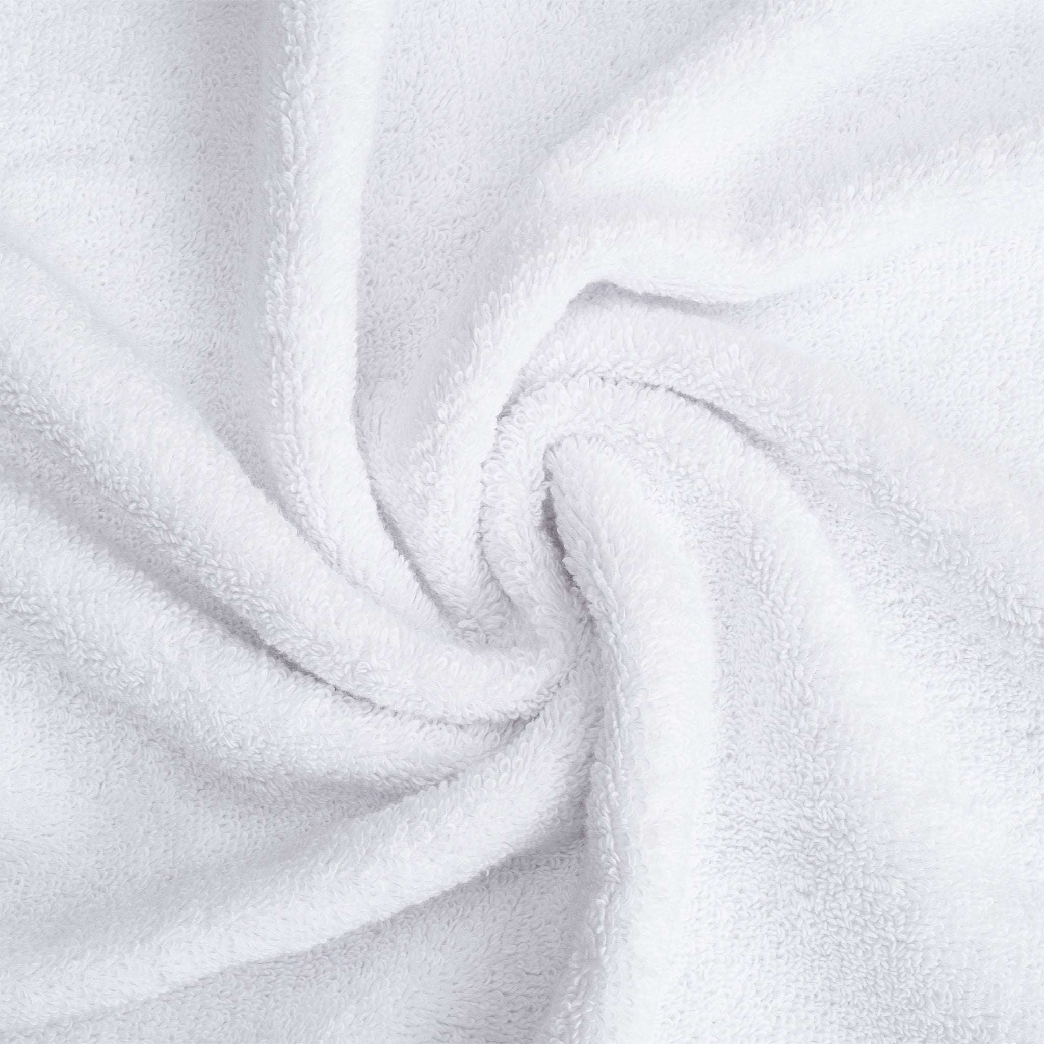 Salem 6 Piece 100% Turkish Combed Cotton Luxury Bath Towel Set - white-8
