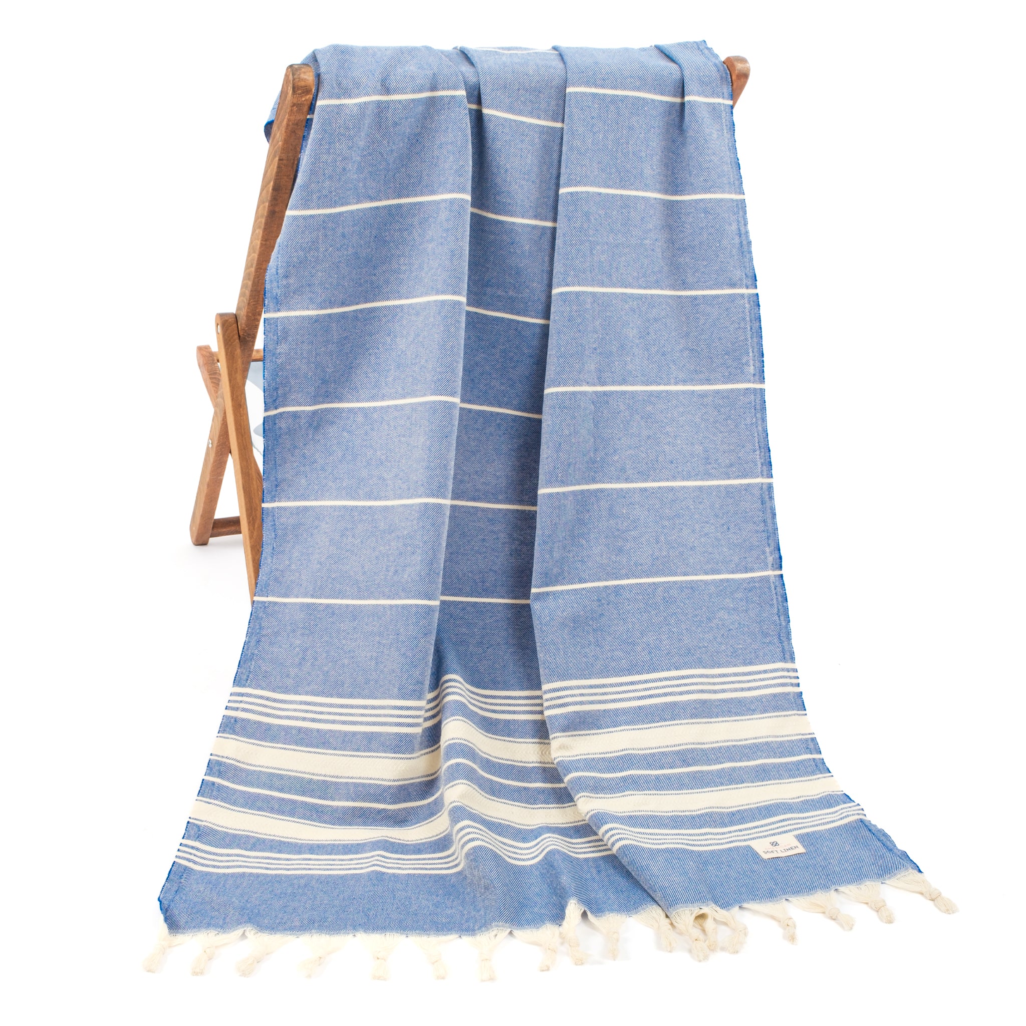 American Soft Linen Turkish Peshtemal Beach Towels, Cotton 4 Pack, 40" x 70" Size, Swim Towels for Beach and Pool Towels