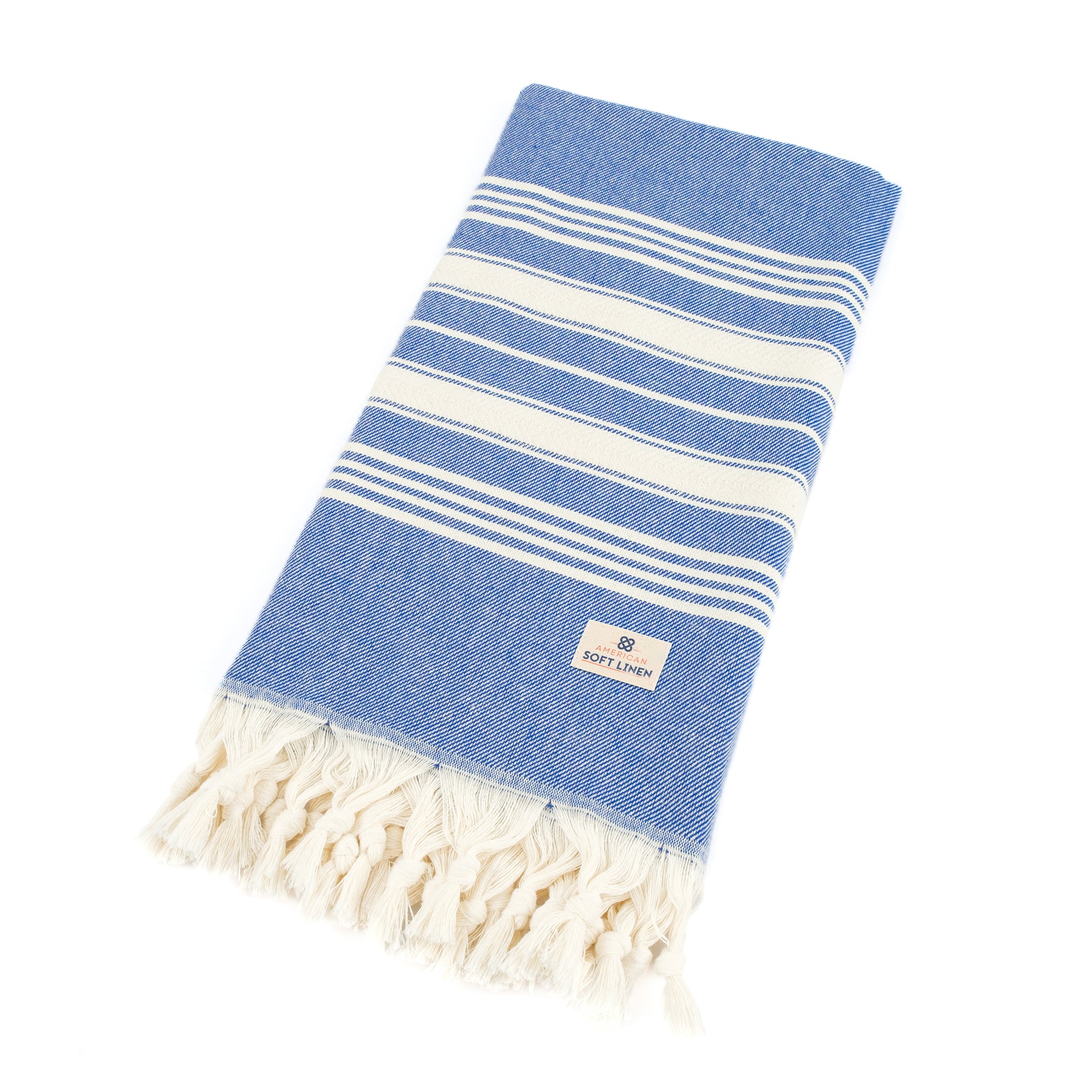 American Soft Linen Turkish Peshtemal Beach Towels, Cotton 4 Pack, 40" x 70" Size, Swim Towels for Beach and Pool Towels