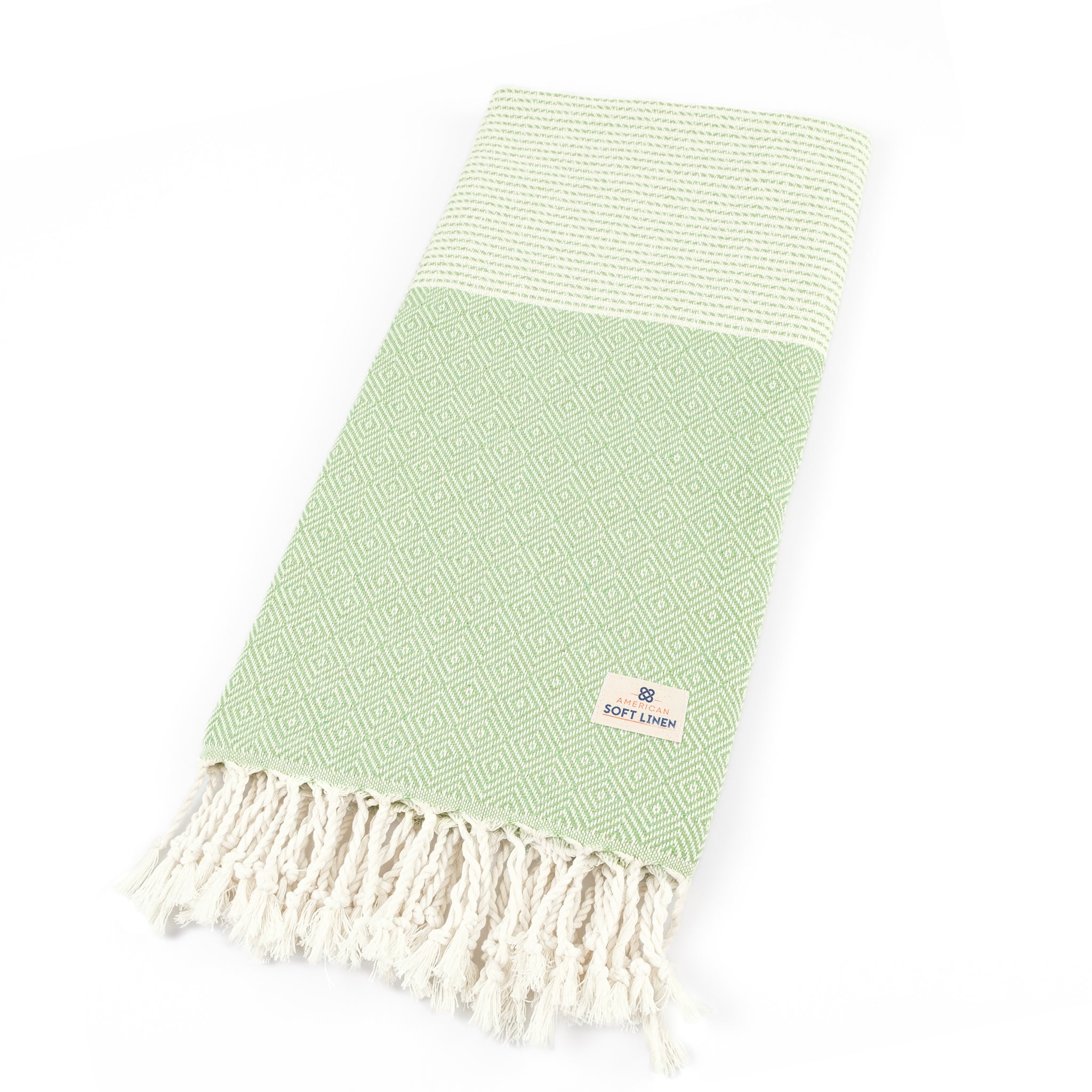 American Soft Linen Turkish Peshtemal Beach Towels, Cotton 4 Pack, 40" x 70" Size, Swim Towels for Beach and Pool Towels
