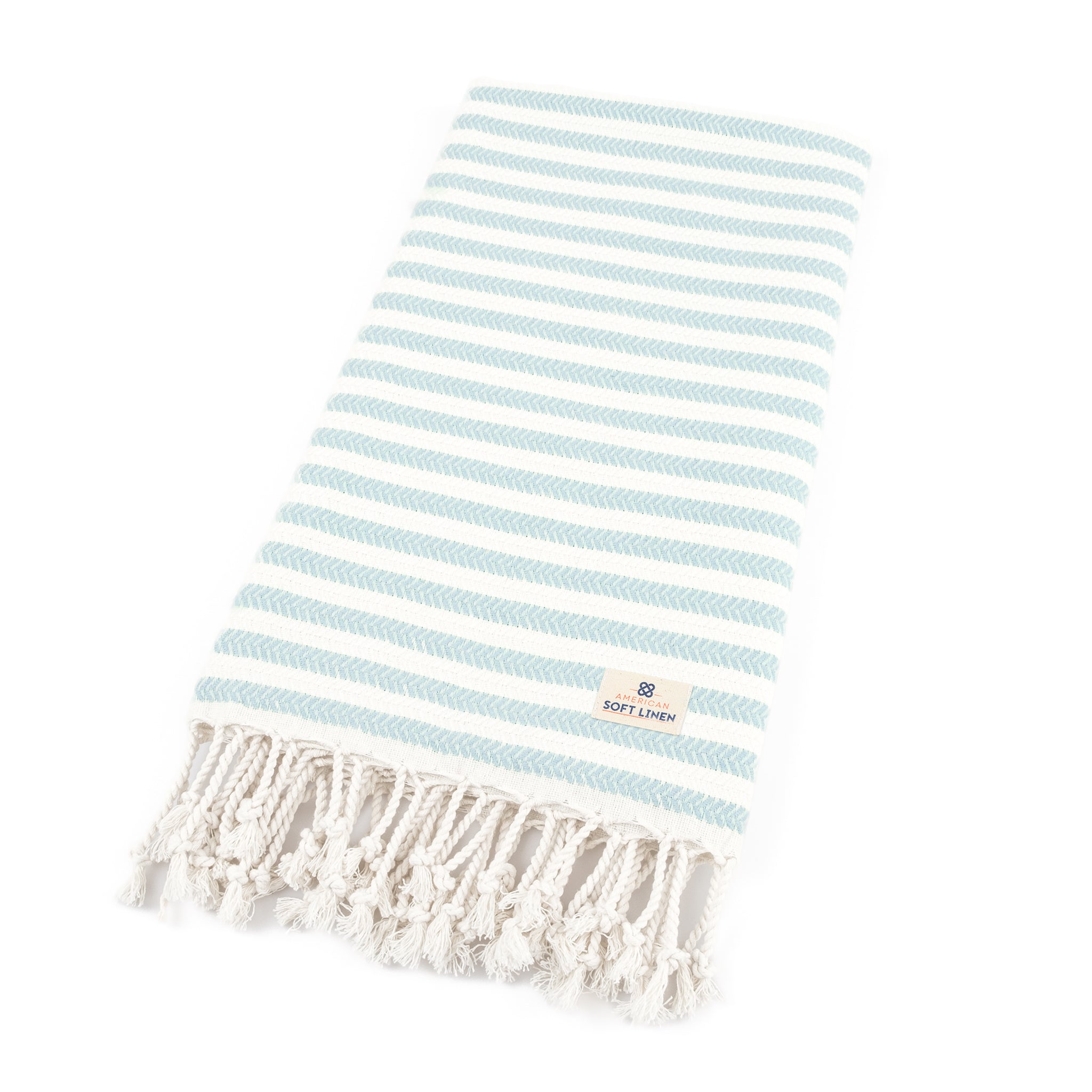 American Soft Linen Turkish Peshtemal Beach Towels, Cotton 4 Pack, 40" x 70" Size, Swim Towels for Beach and Pool Towels