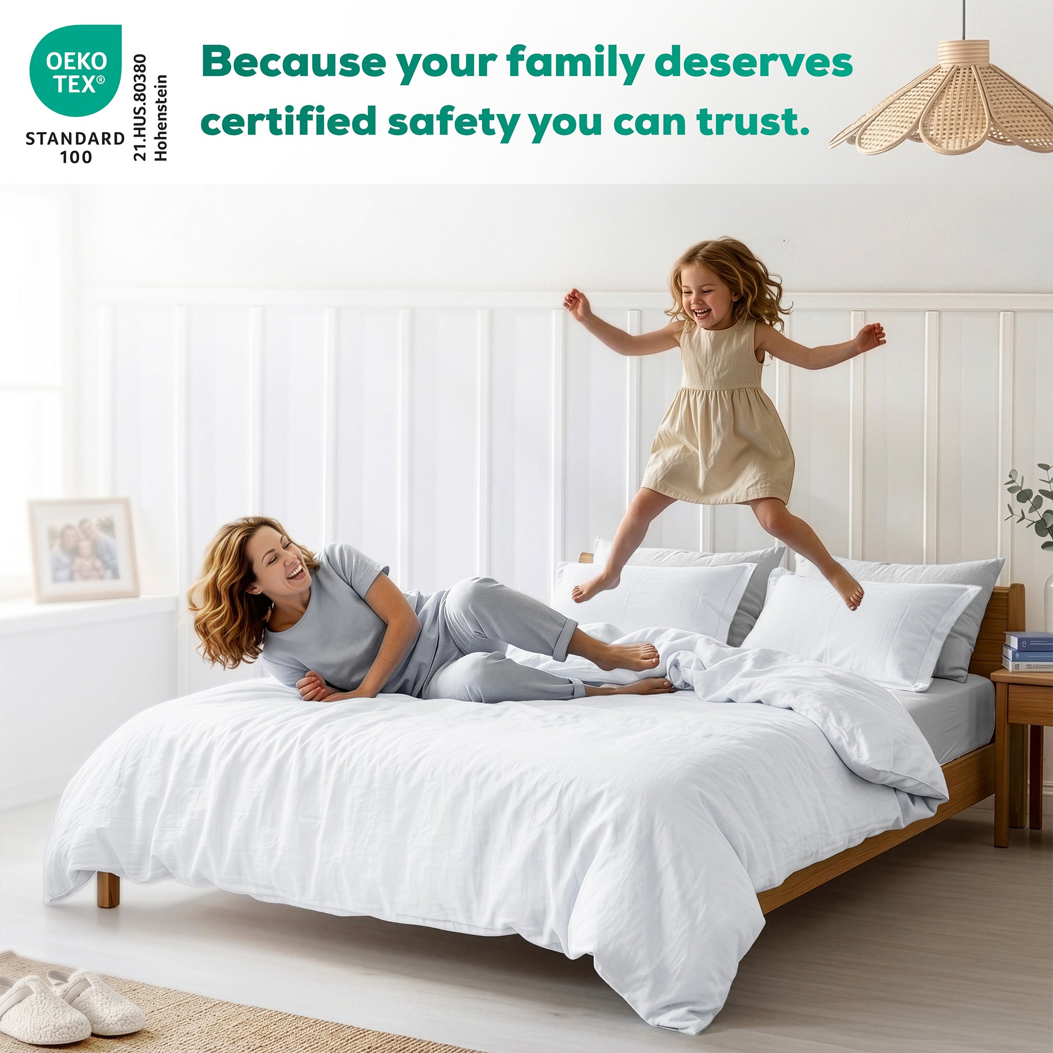 American Soft Linen 100% Washed Cotton Percale Duvet Cover Set – Soft Breathable Bedding Set with Pillow Shams