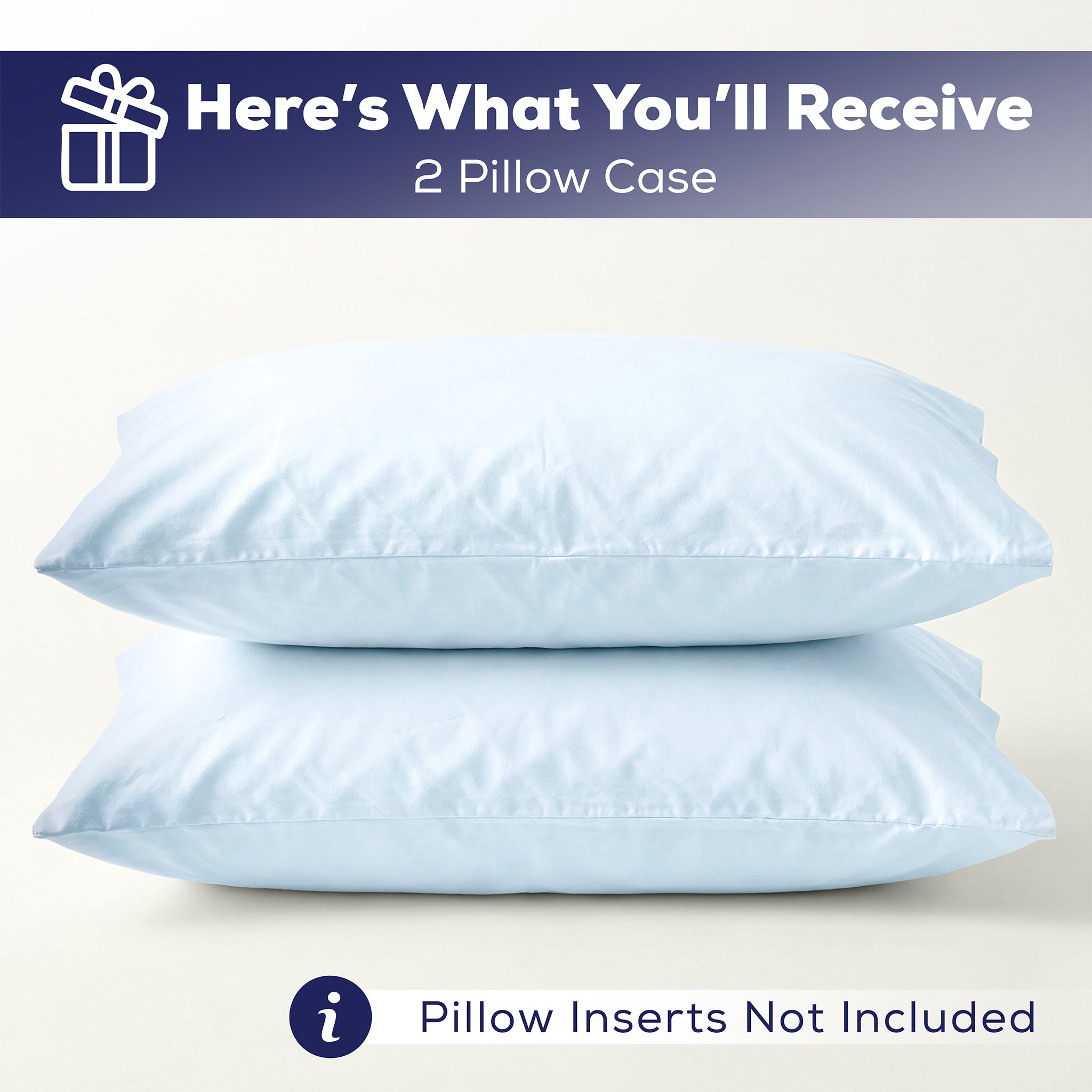American Soft Linen 100% Washed Cotton Percale Pillowcase Set (2 Pack) – Soft Breathable Pillow Covers