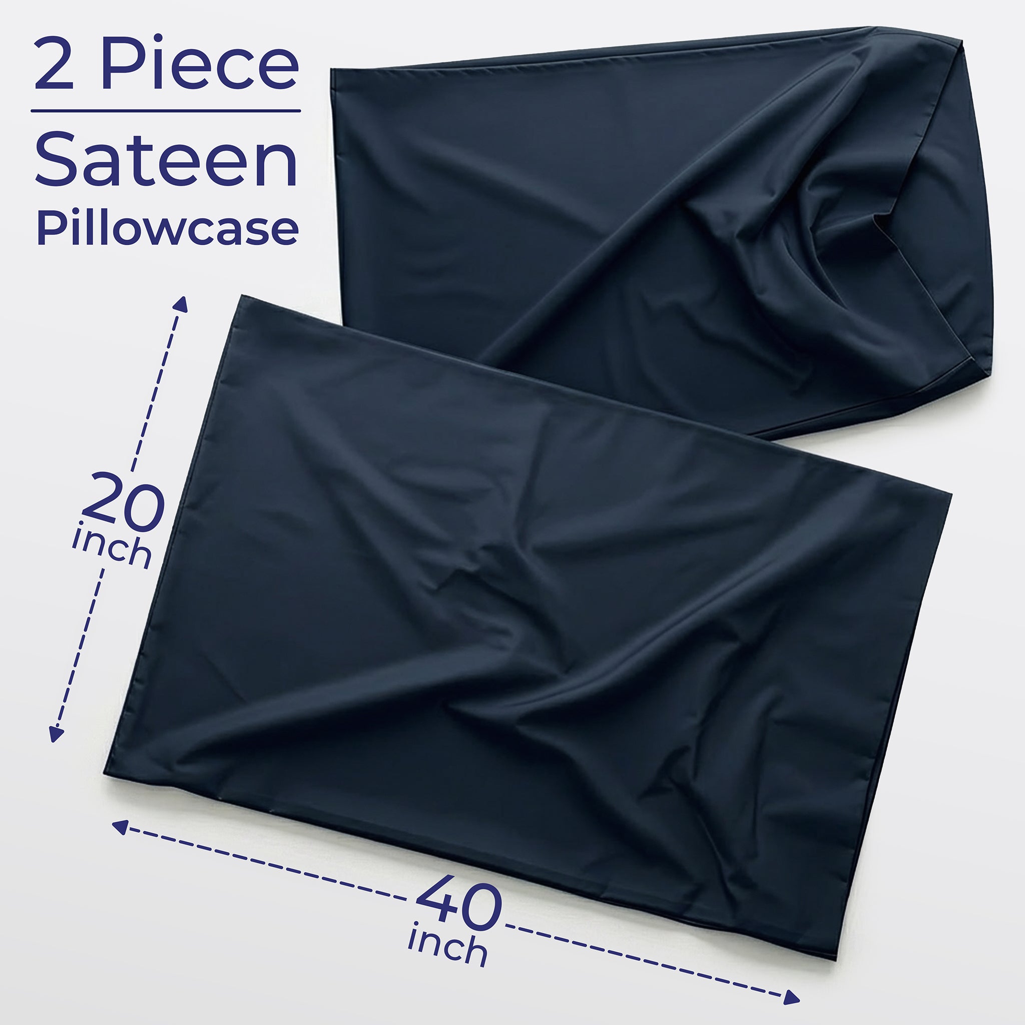 American Soft Linen Wholesale 100% Cotton Sateen Pillowcase Set (2 Pack) – Hotel Quality Bulk Supply