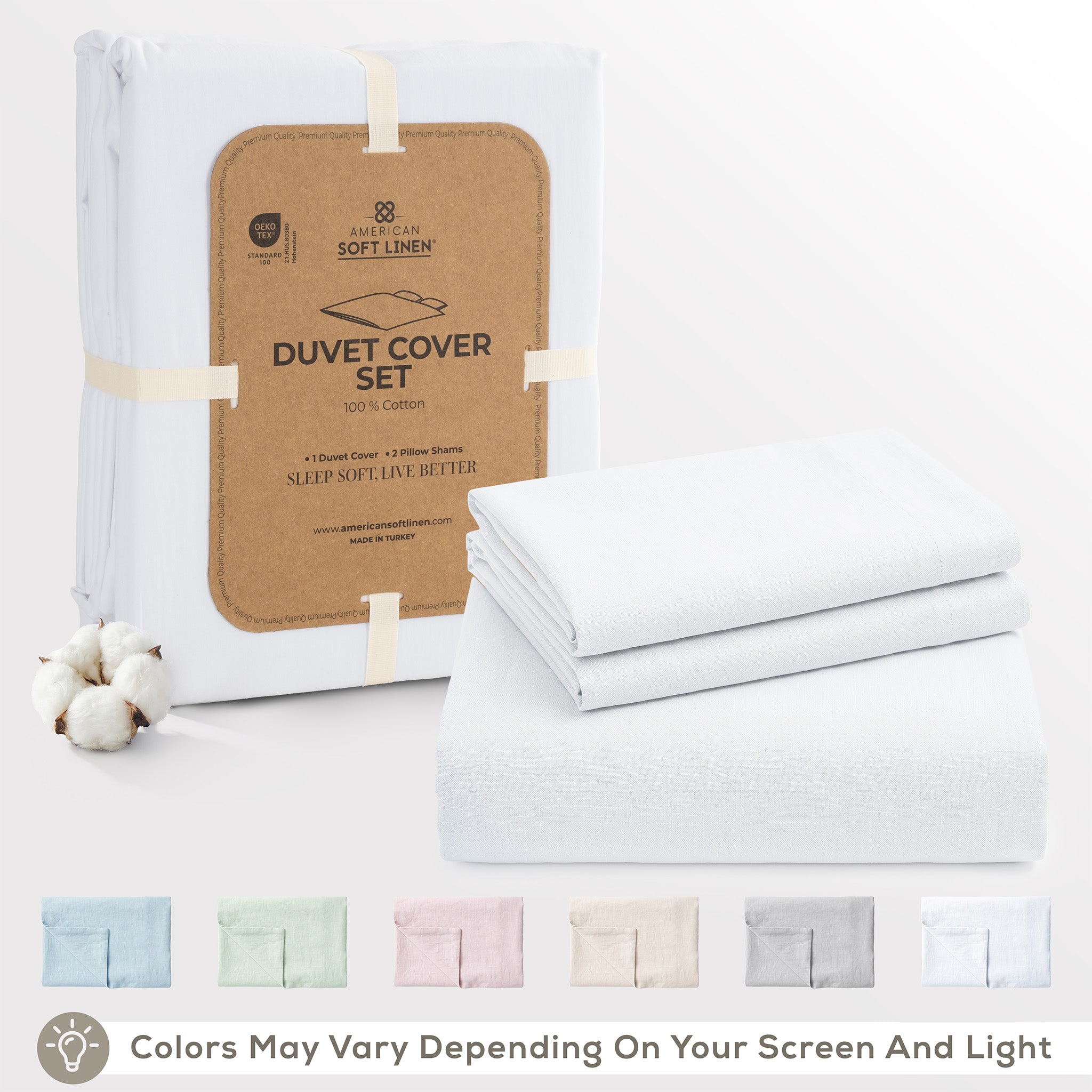 American Soft Linen Wholesale Duvet Cover Sets – 100% Washed Cotton Hotel Bedding Bulk