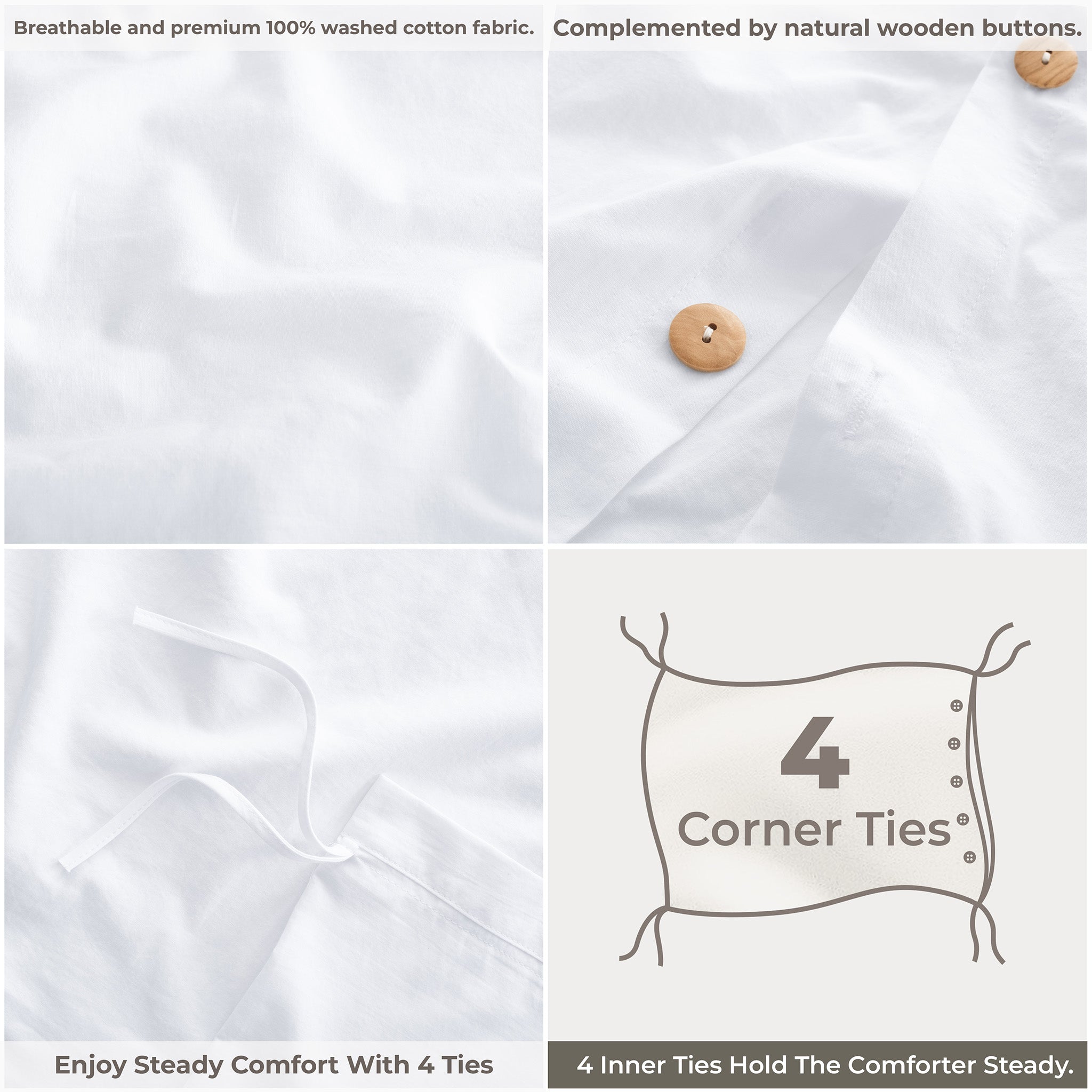 American Soft Linen Wholesale Duvet Cover Sets – 100% Washed Cotton Hotel Bedding Bulk
