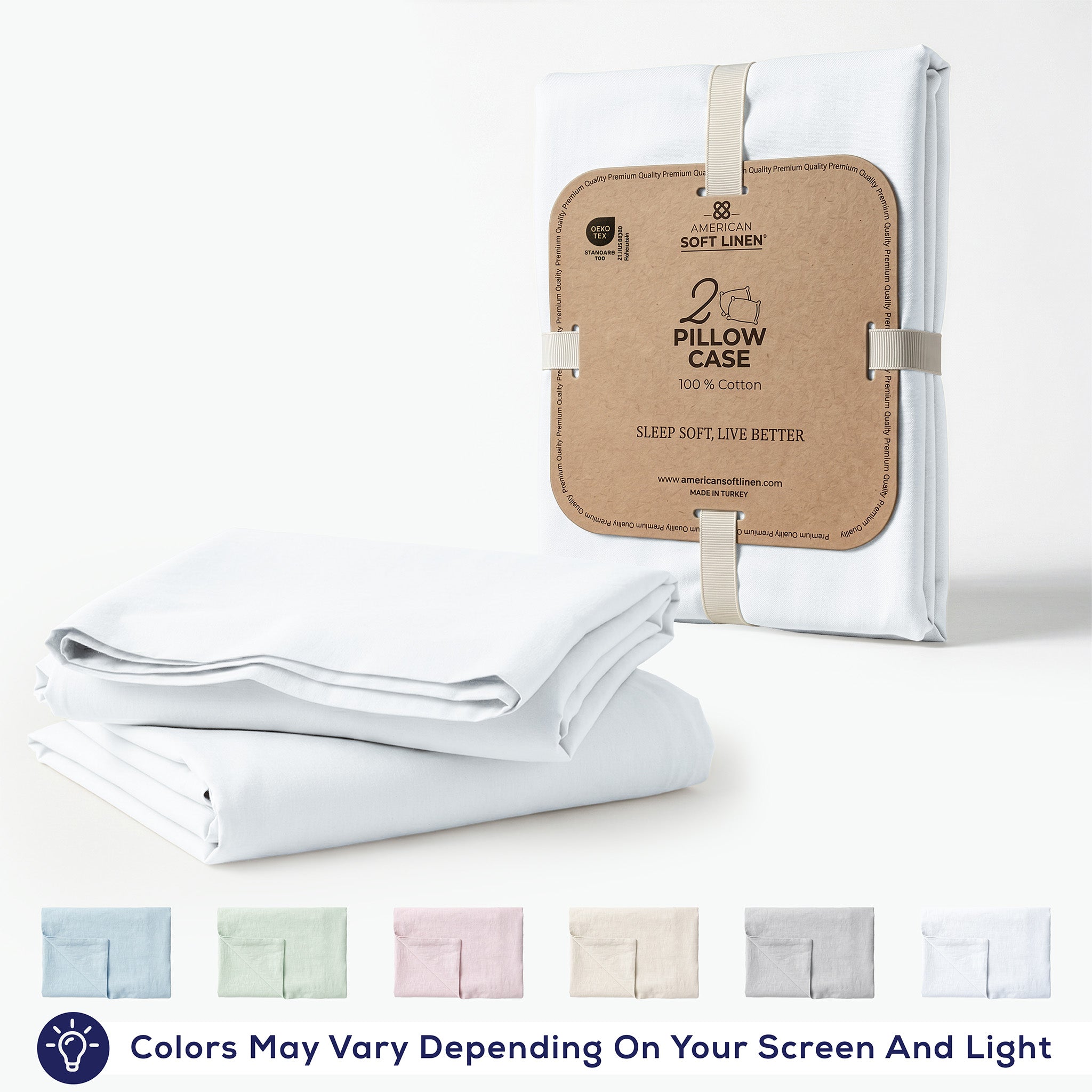 American Soft Linen Wholesale Pillowcases – Bulk Hotel Pillow Covers for Hospitality